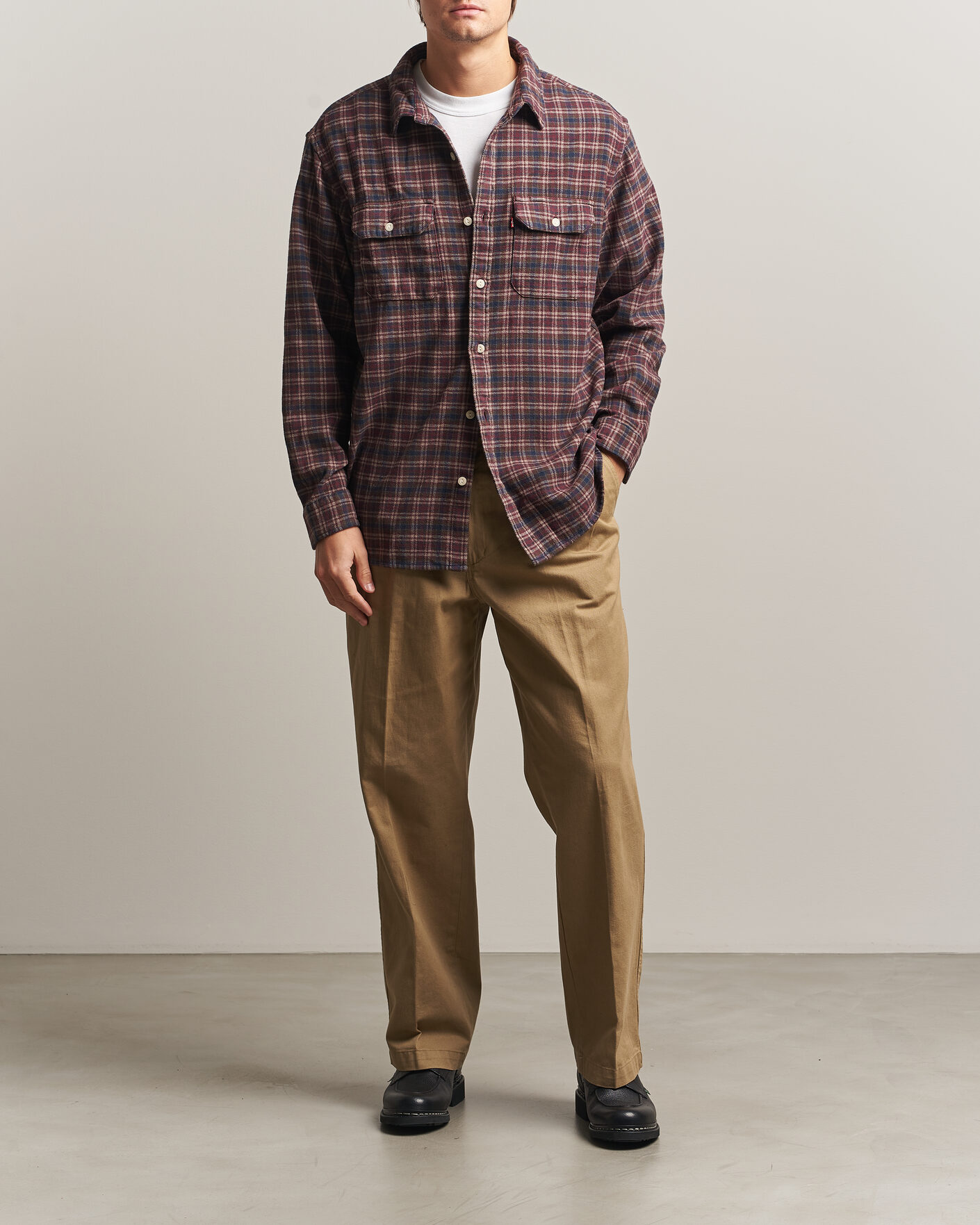 Men | Shirts | Levi's | Jackson Worker Shirt Vineyard Wine