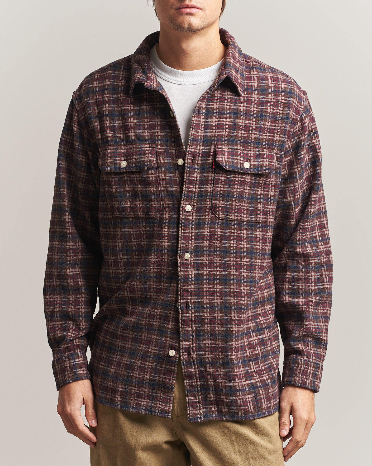 Men | Shirts | Levi's | Jackson Worker Shirt Vineyard Wine