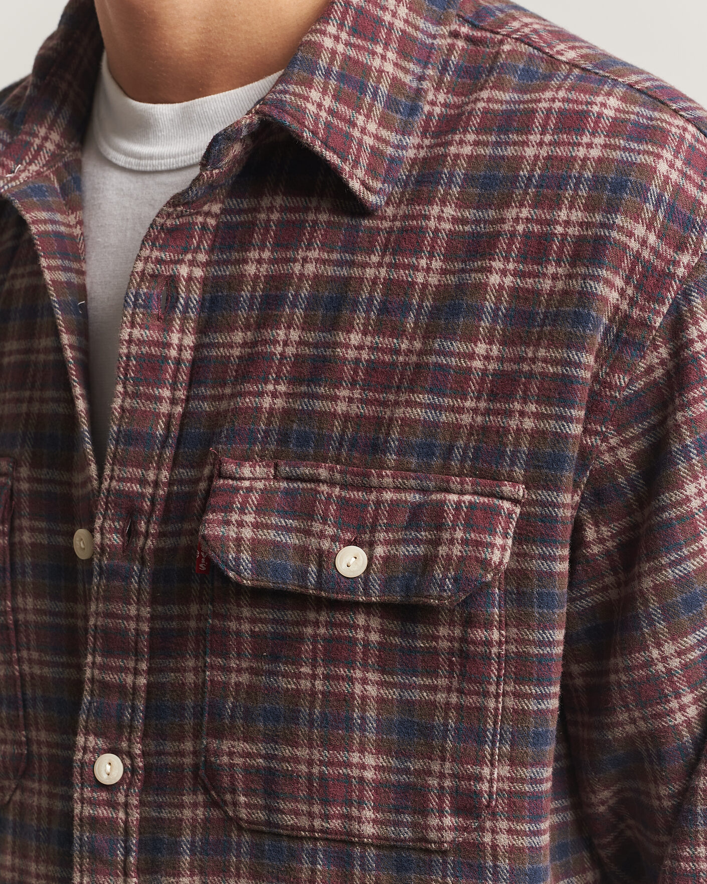 Men | Shirts | Levi's | Jackson Worker Shirt Vineyard Wine