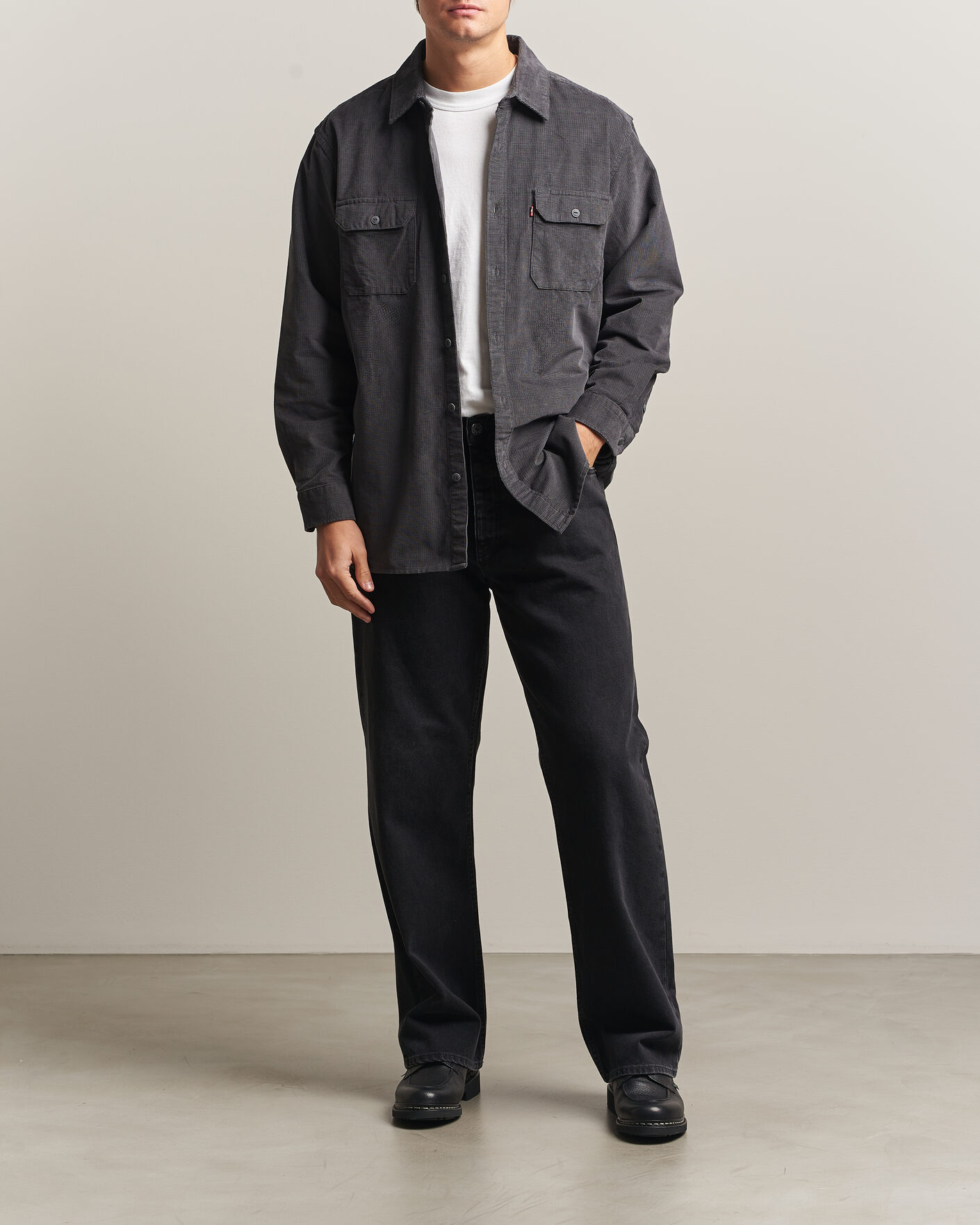 Men | Shirts | Levi's | Jackson Corduroy Worker Shirt Greystroke
