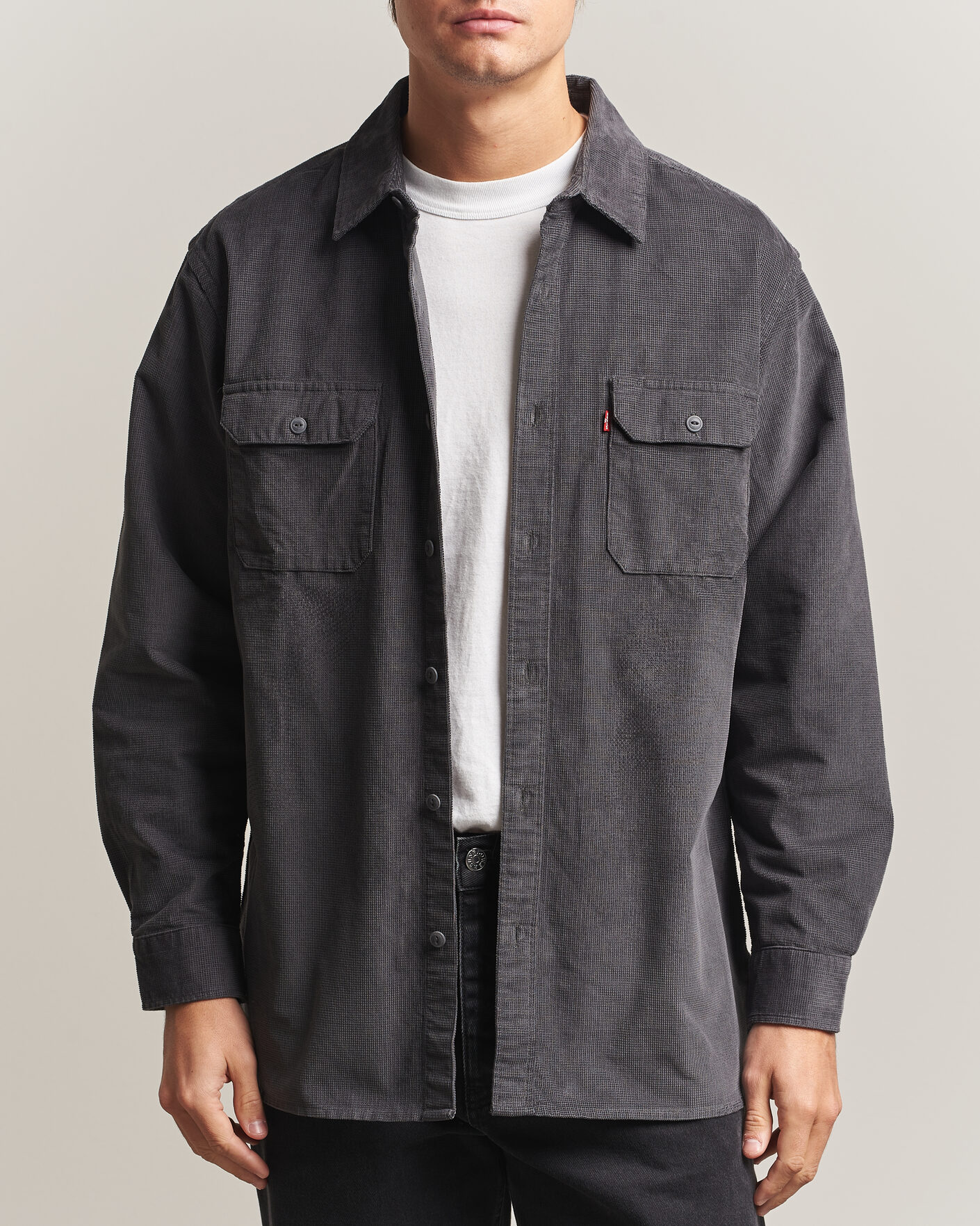 Men | Shirts | Levi's | Jackson Corduroy Worker Shirt Greystroke