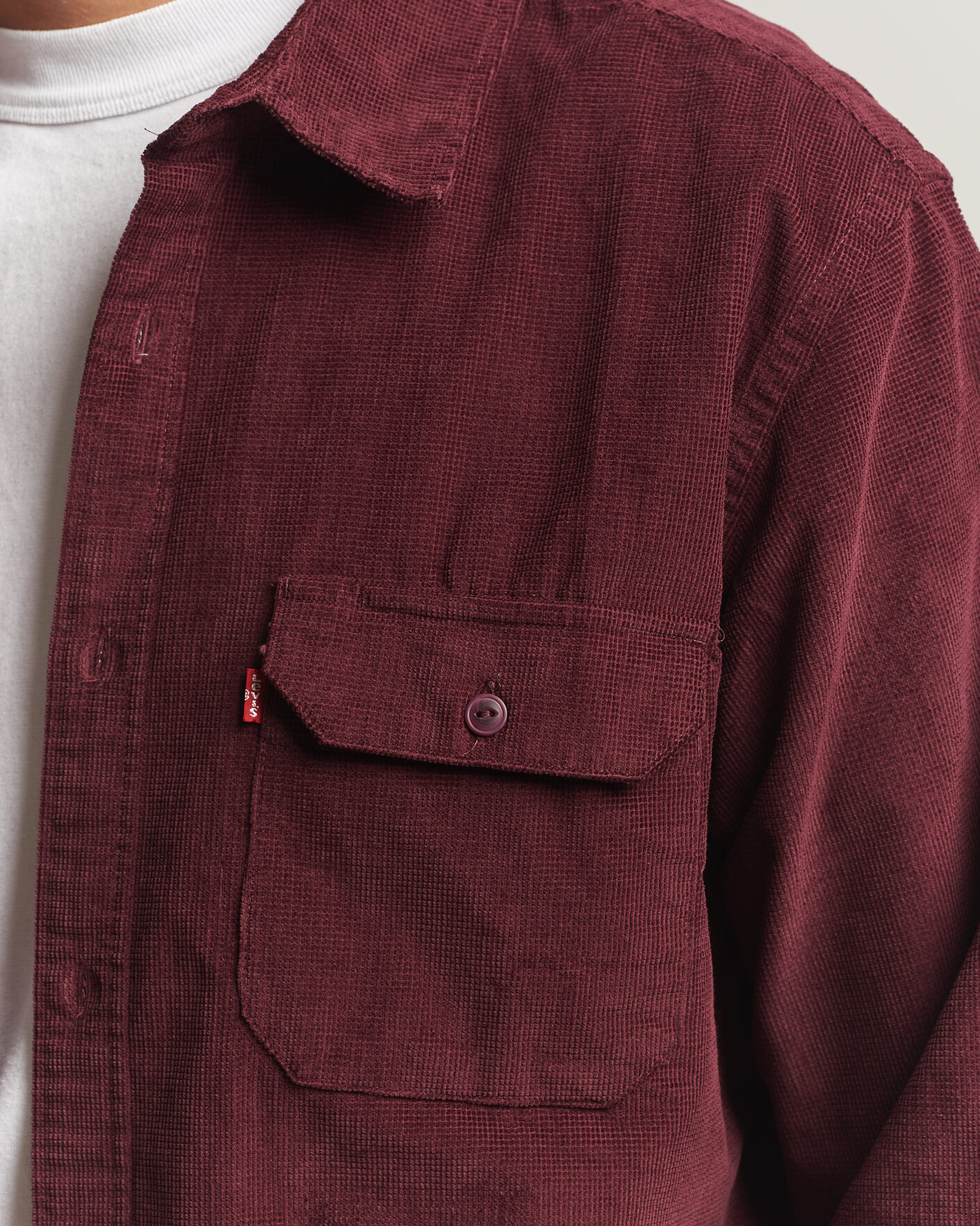 Men | Shirts | Levi's | Jackson Corduroy Worker Shirt Vineyard Wine