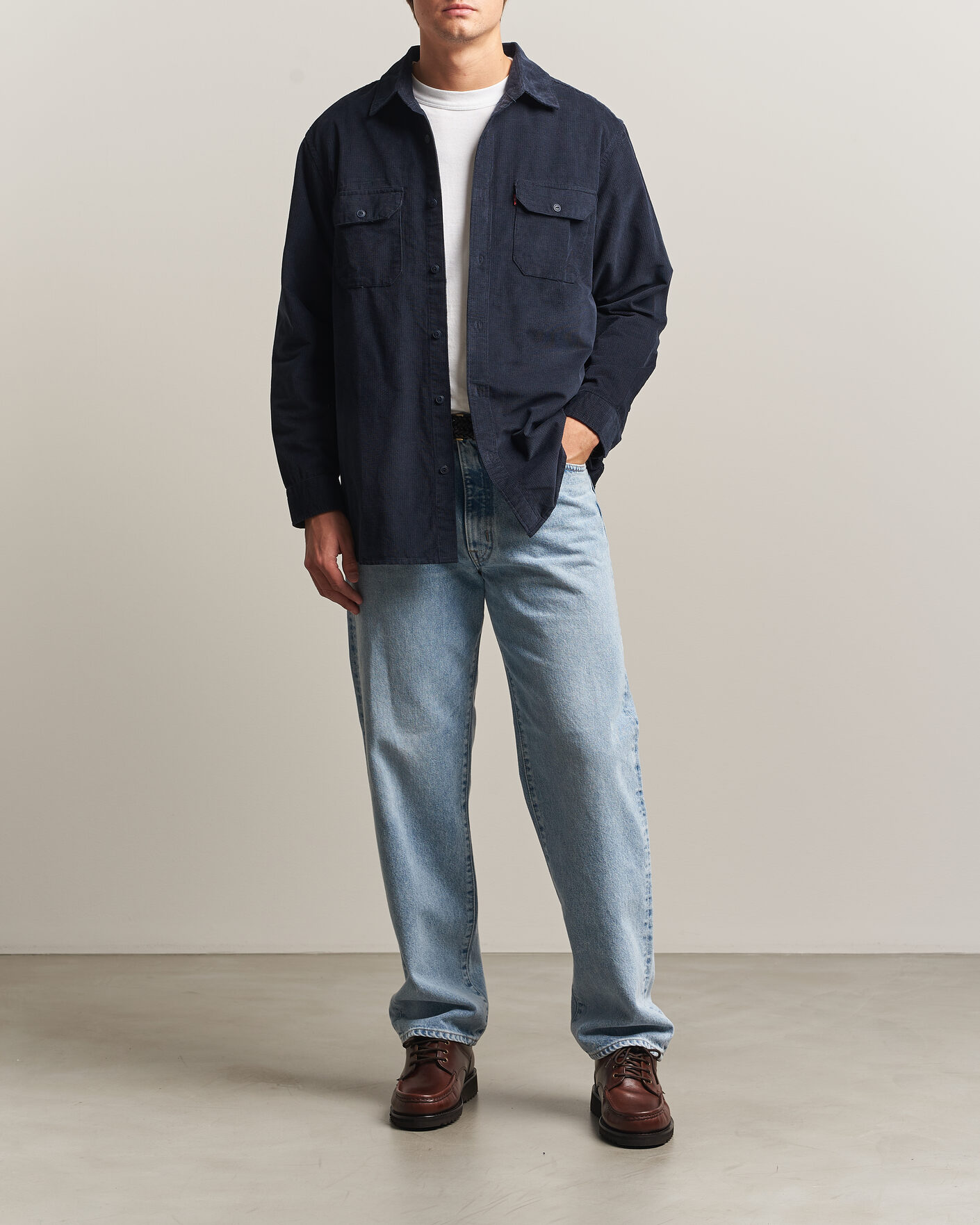 Men | Shirts | Levi's | Jackson Corduroy Worker Shirt Nightfall Navy