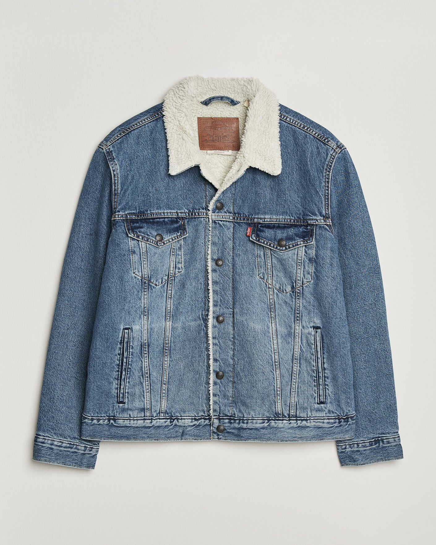 Men | Coats & Jackets | Levi's | Type 3 Sherpa Trucker Washed Away