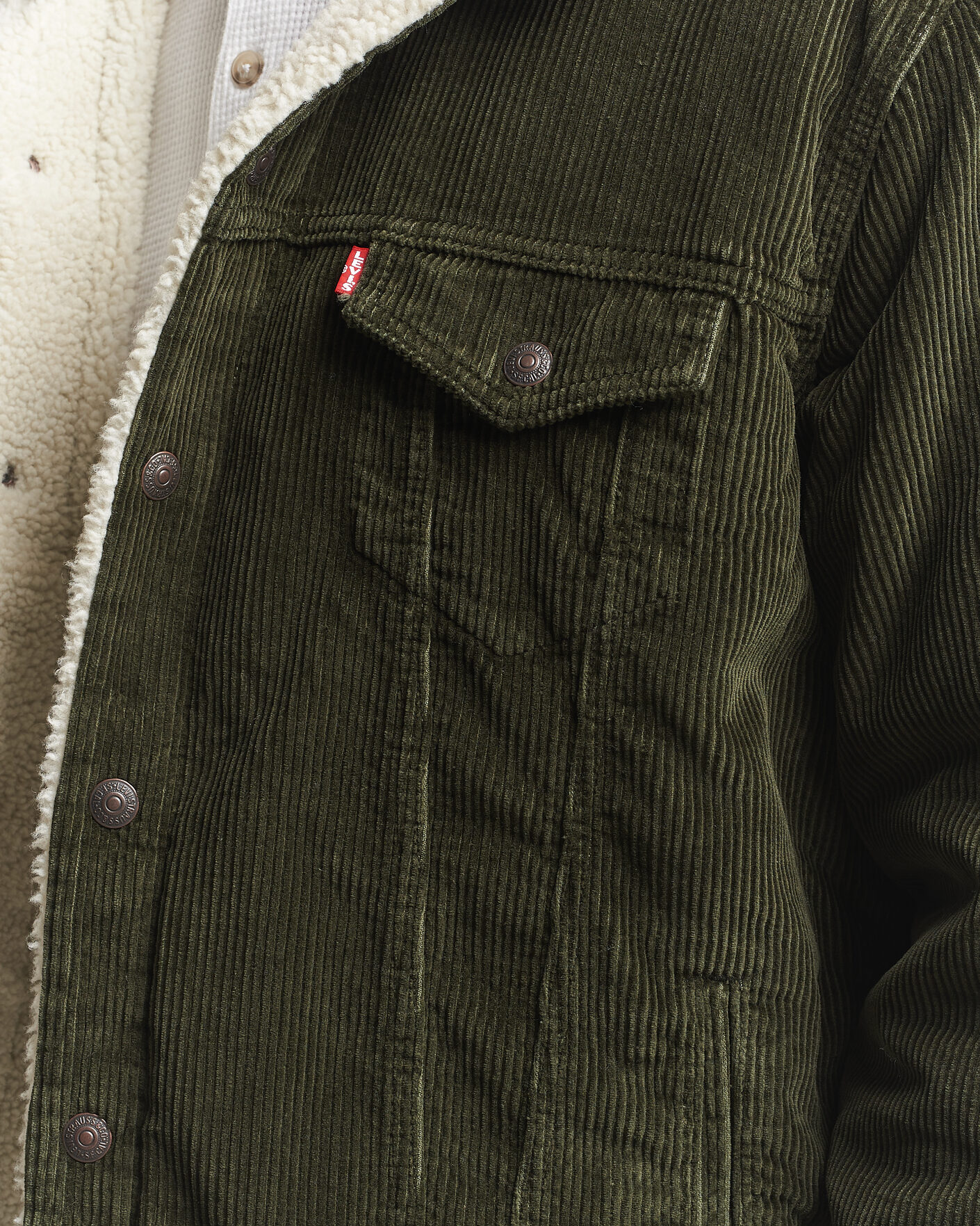 Men | Coats & Jackets | Levi's | Type 3 Sherpa Trucker Rosin