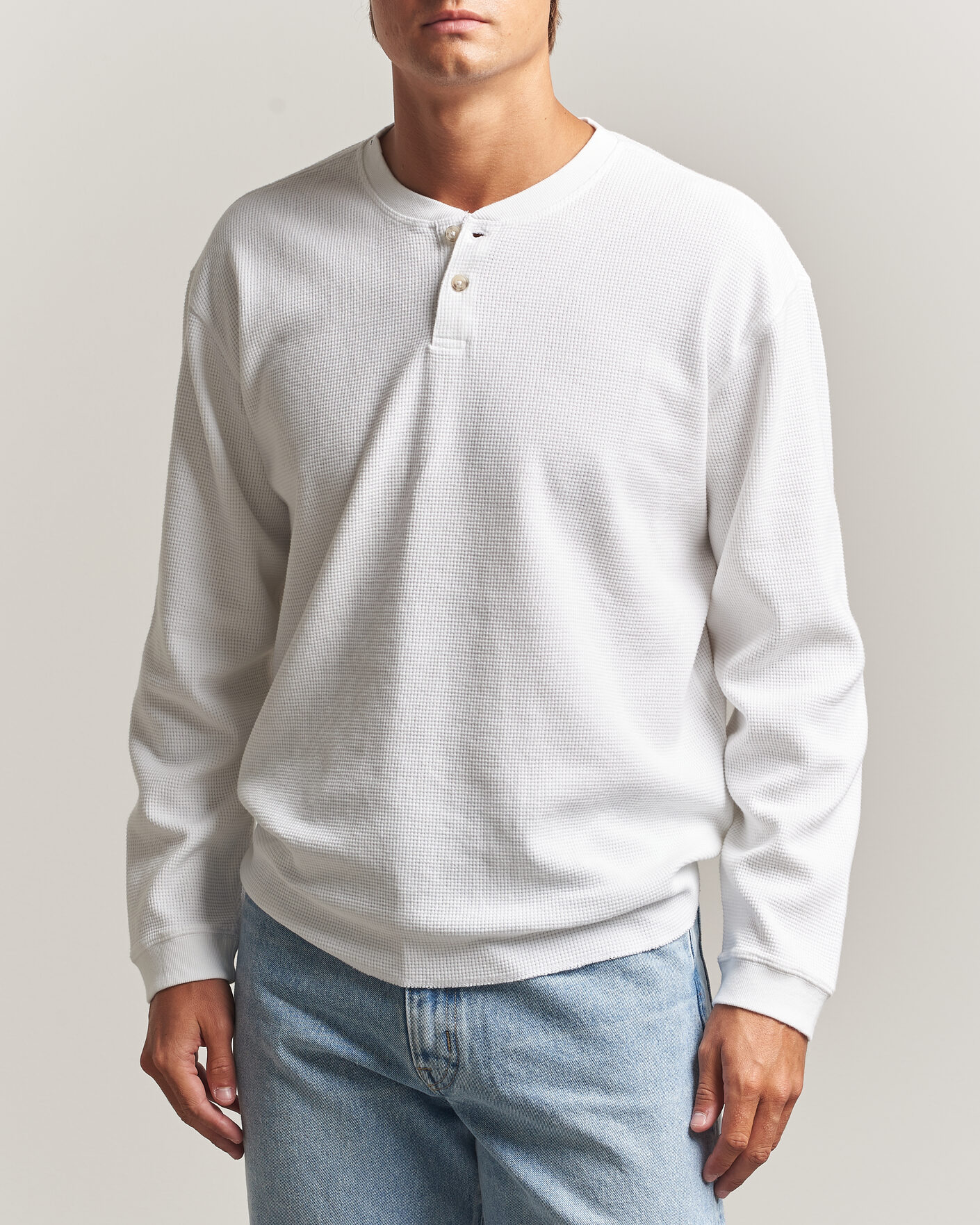 Men | Sweaters & Knitwear | Levi's | Relaxed Henley Bright White