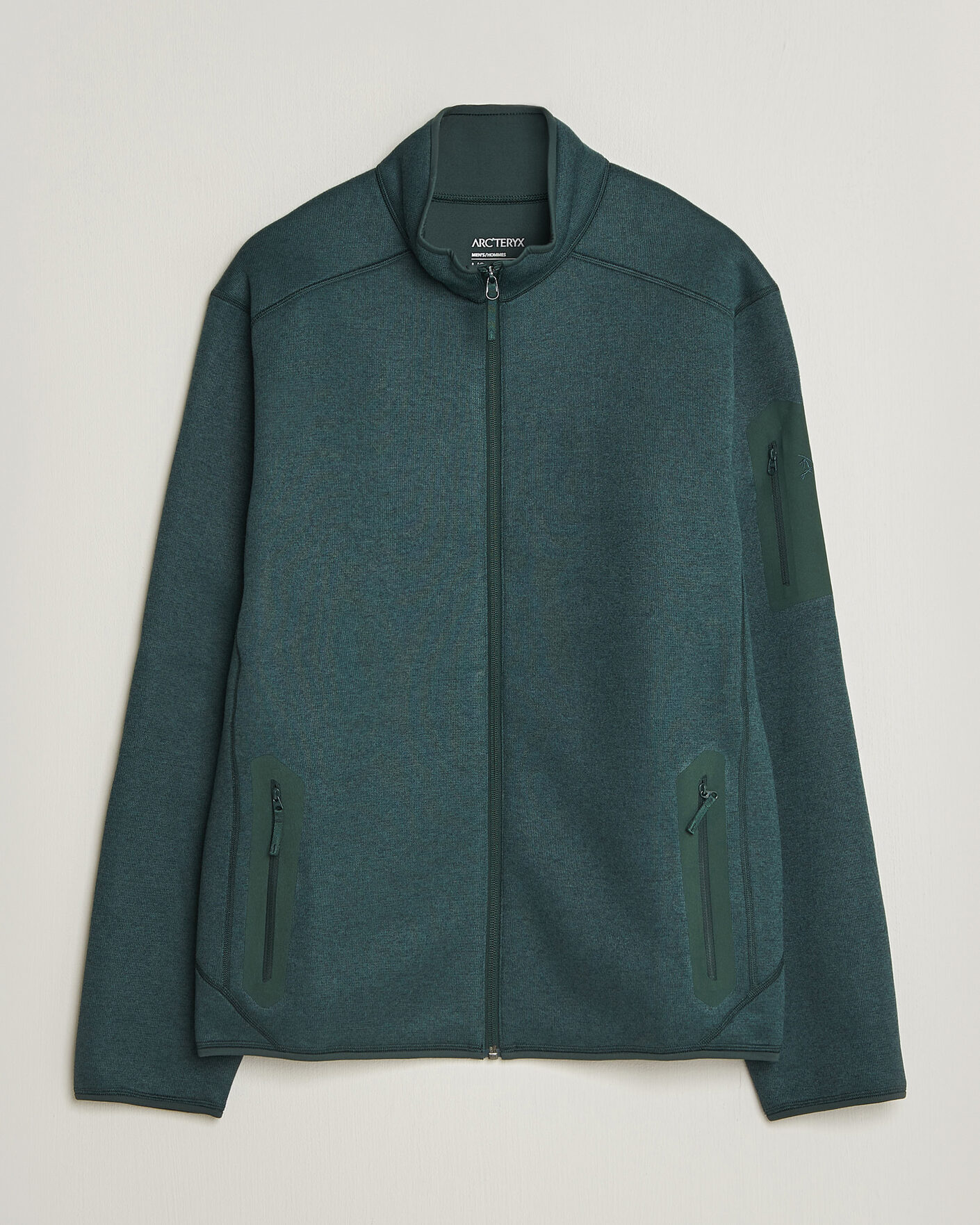 Men | Sweaters & Knitwear | Arc'teryx | Covert Full Zip Dark Jade Heather