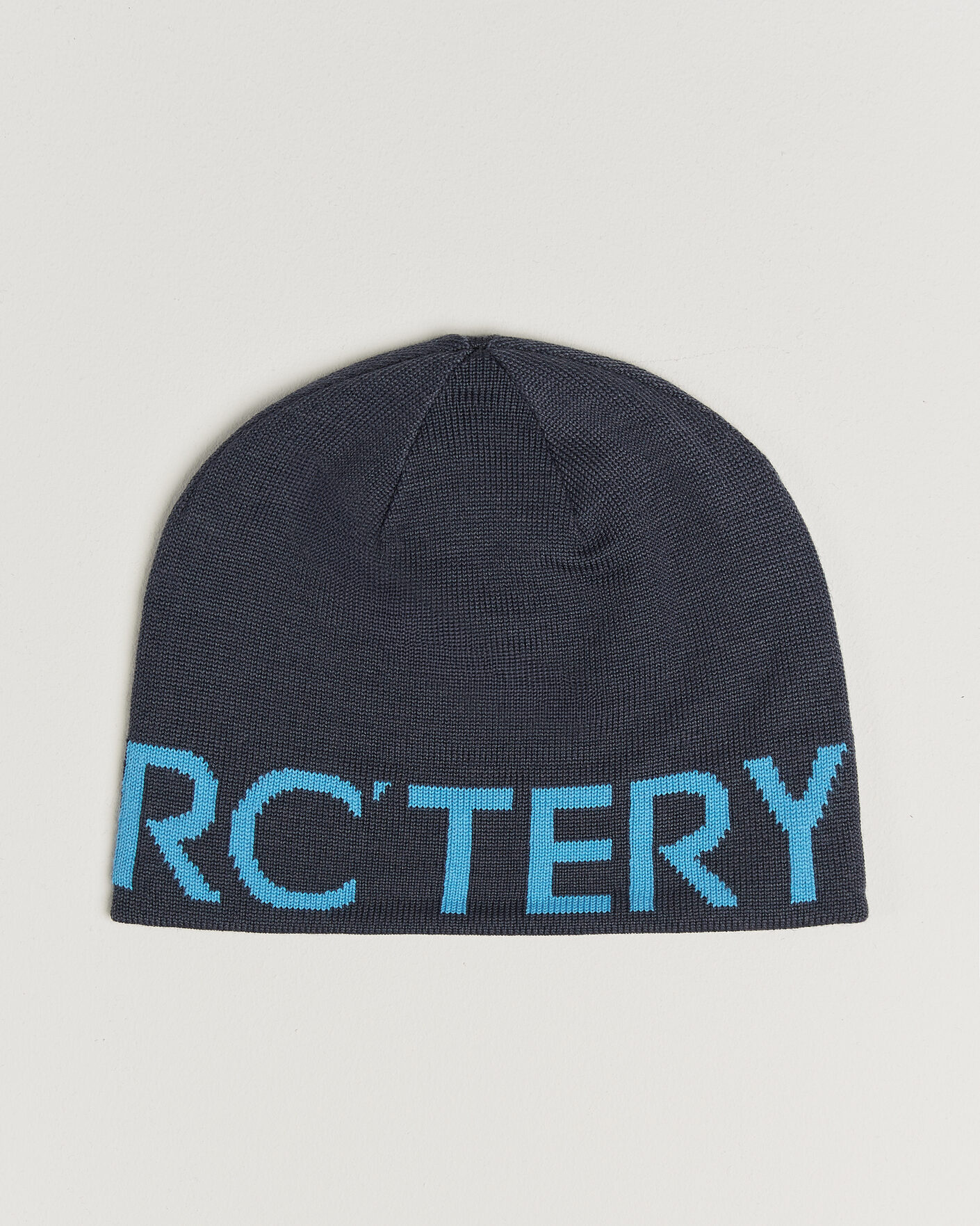Men | Beanies | Arc'teryx | Word Head Beanie Black Sapphire/Aqua