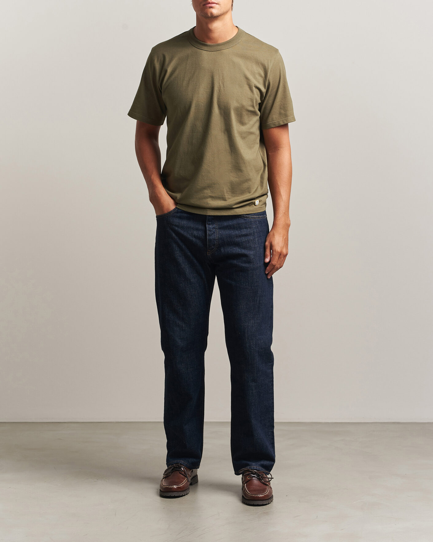 Men | T-Shirts | Armor-lux | Héritage Callac T-Shirt Olive