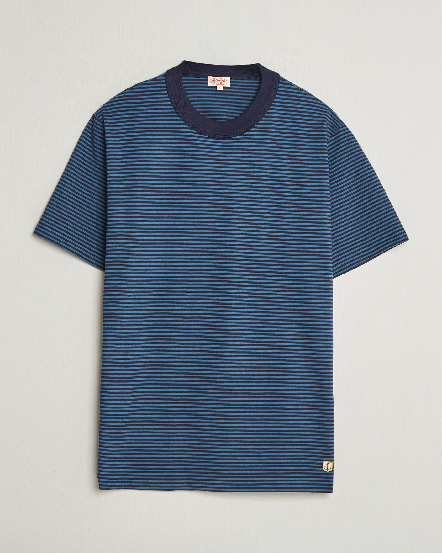 Men | T-Shirts | Armor-lux | Héritage Callac Striped T-Shirt Navy/Teal