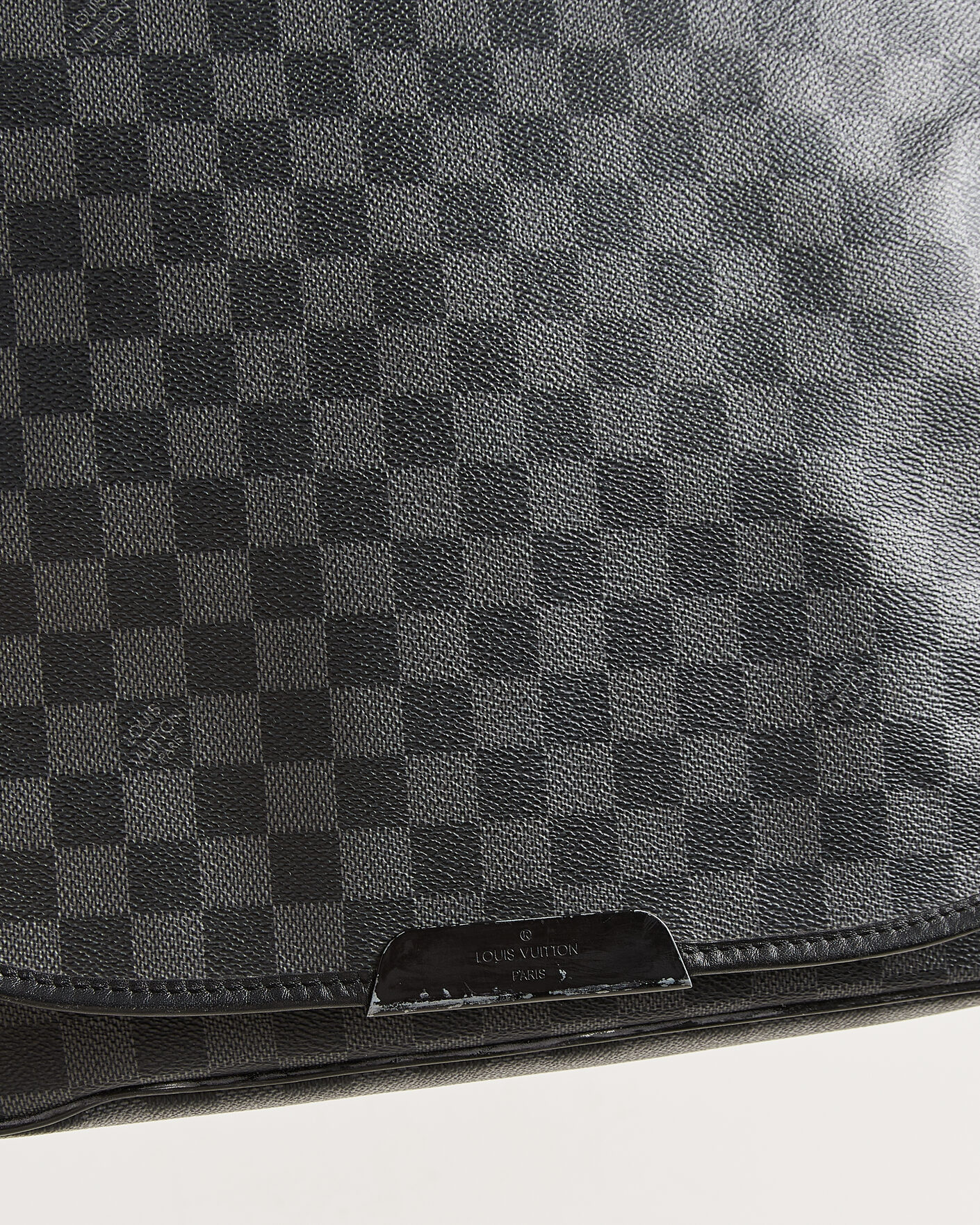 Men | Pre-Owned & Vintage Bags | Louis Vuitton Pre-Owned | Daniel Shoulder Bag MM Damier Graphite