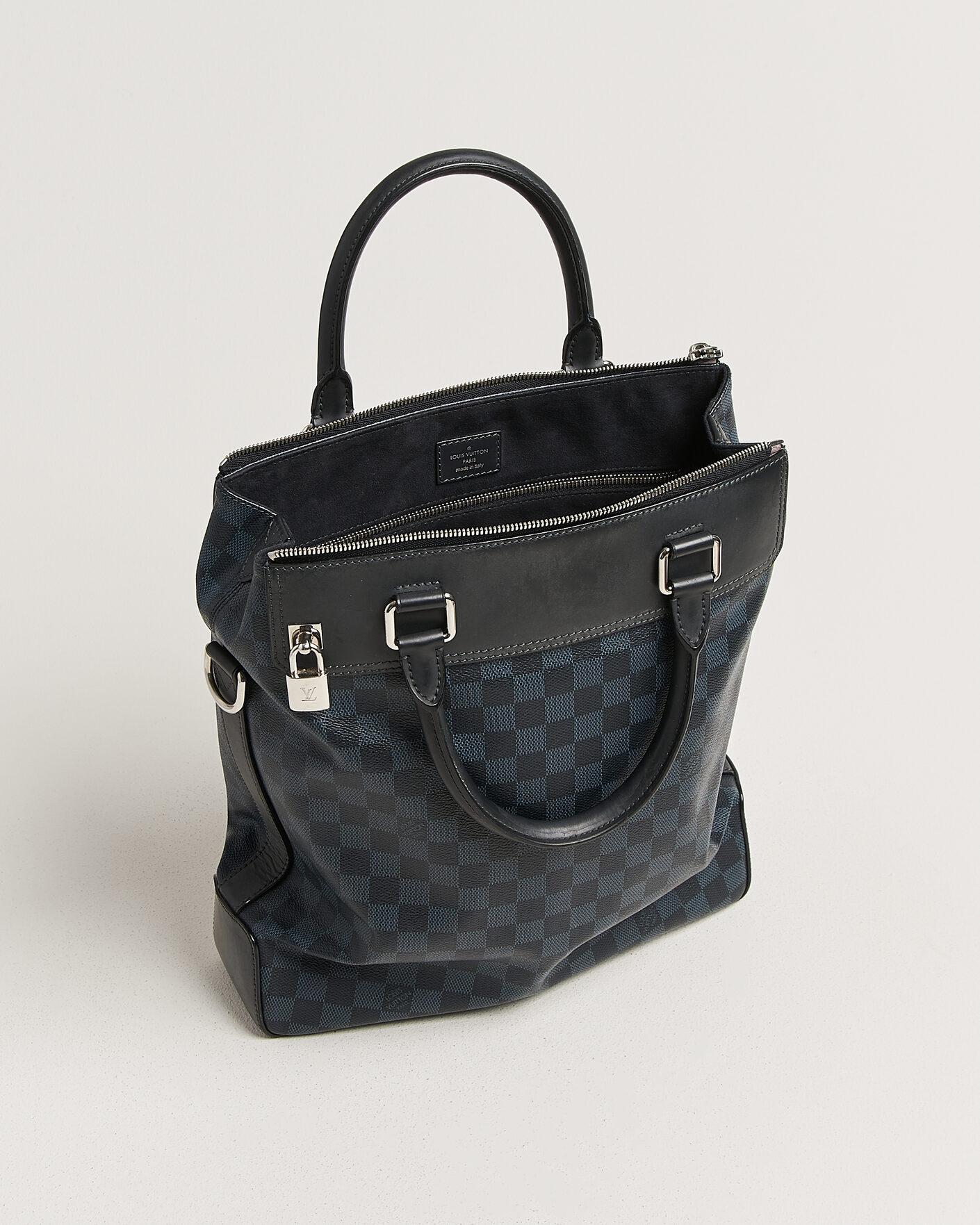 Men | Pre-Owned & Vintage Bags | Louis Vuitton Pre-Owned | Greenwich Tote Bag Damier Cobalt