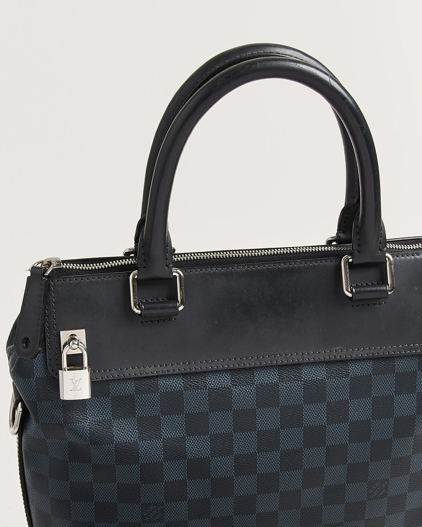 Men | Pre-Owned & Vintage Bags | Louis Vuitton Pre-Owned | Greenwich Tote Bag Damier Cobalt