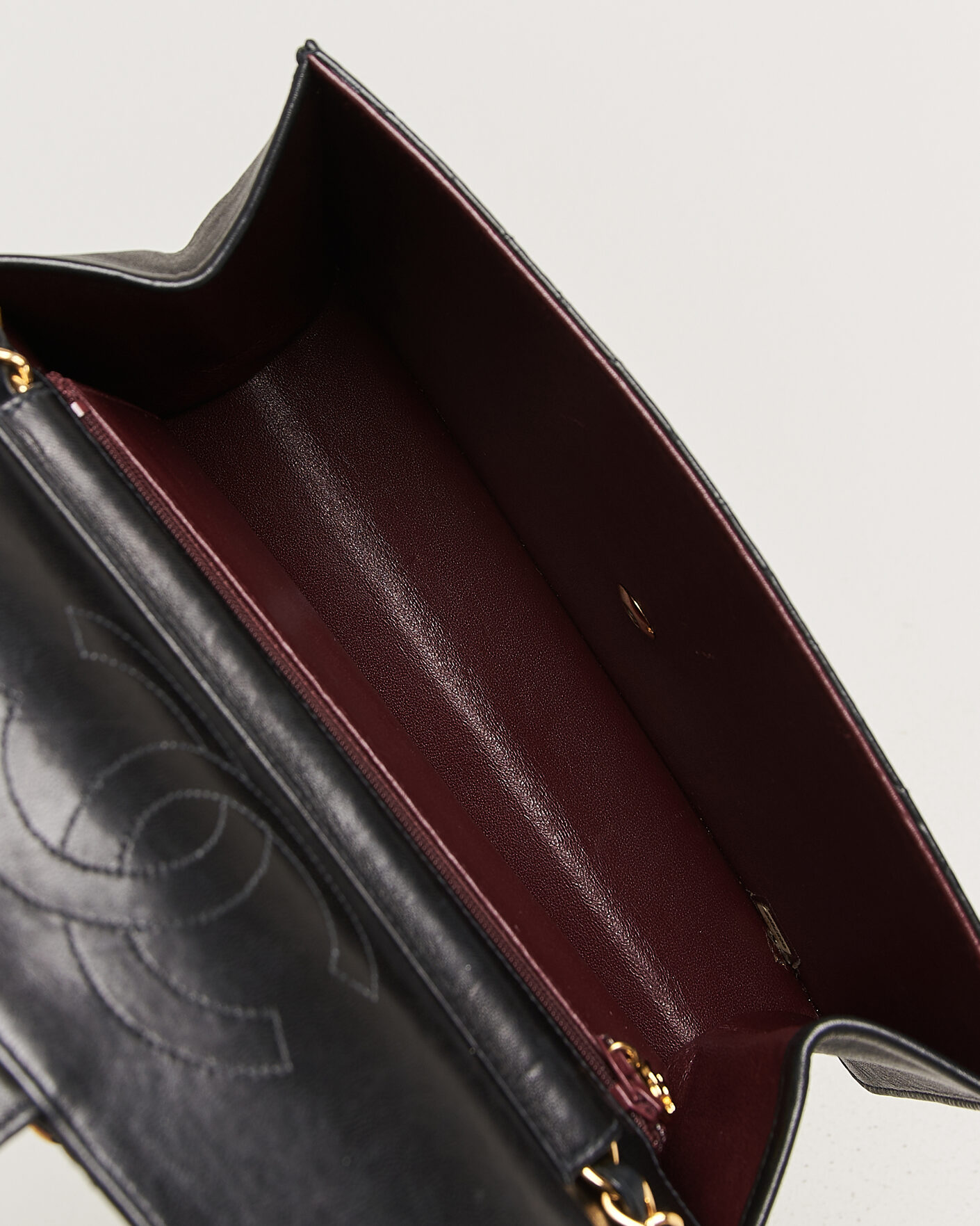 Men | Pre-Owned & Vintage Bags | Chanel Pre-Owned | Single Flap Bag Black