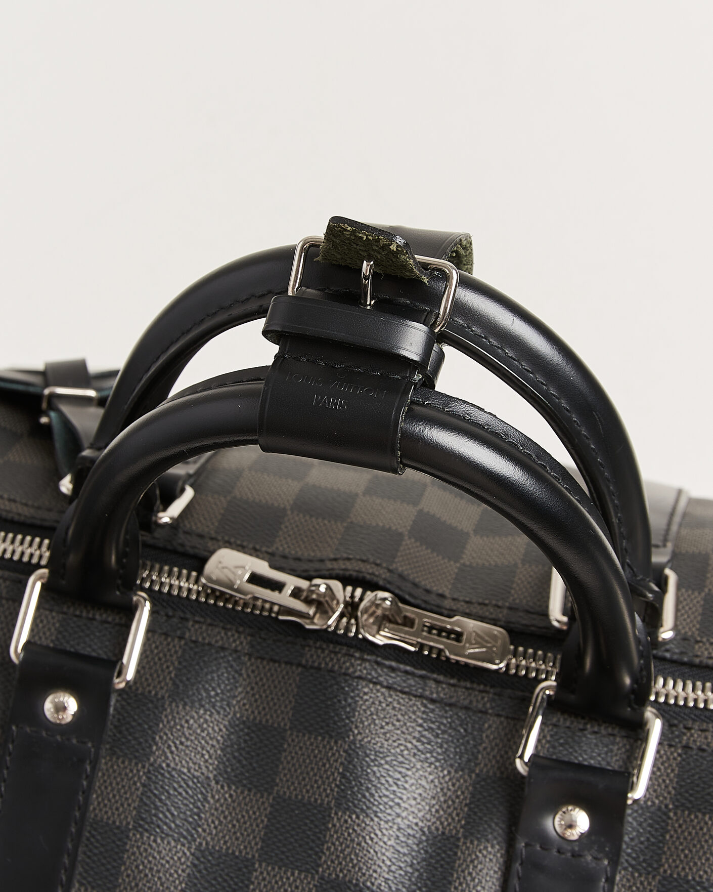 Men | Pre-Owned & Vintage Bags | Louis Vuitton Pre-Owned | Keepall Bandouliére 55 Damier Graphite