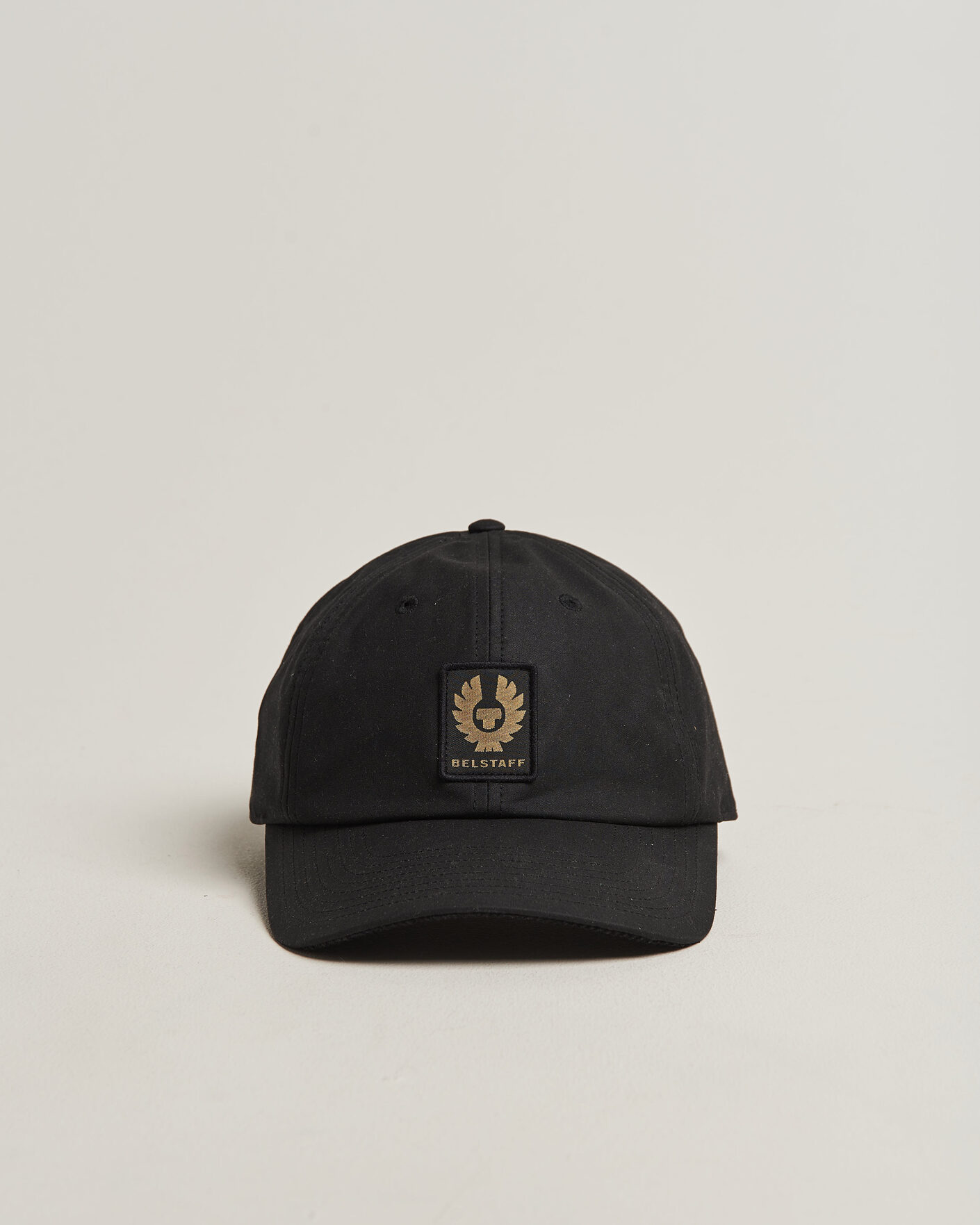 Men | Hats & Caps | Belstaff | Phoenix Wax Logo Cap Black