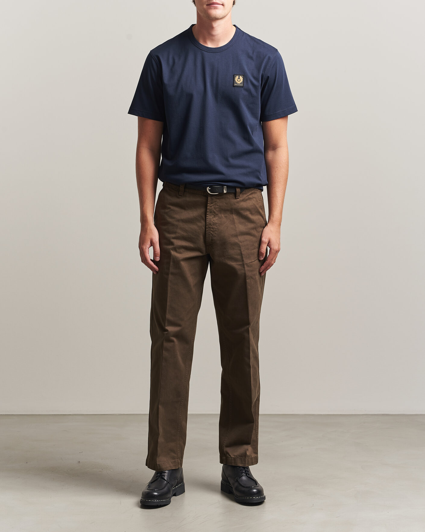 Men | T-Shirts | Belstaff | Signature Crew Neck T-Shirt Dark Ink
