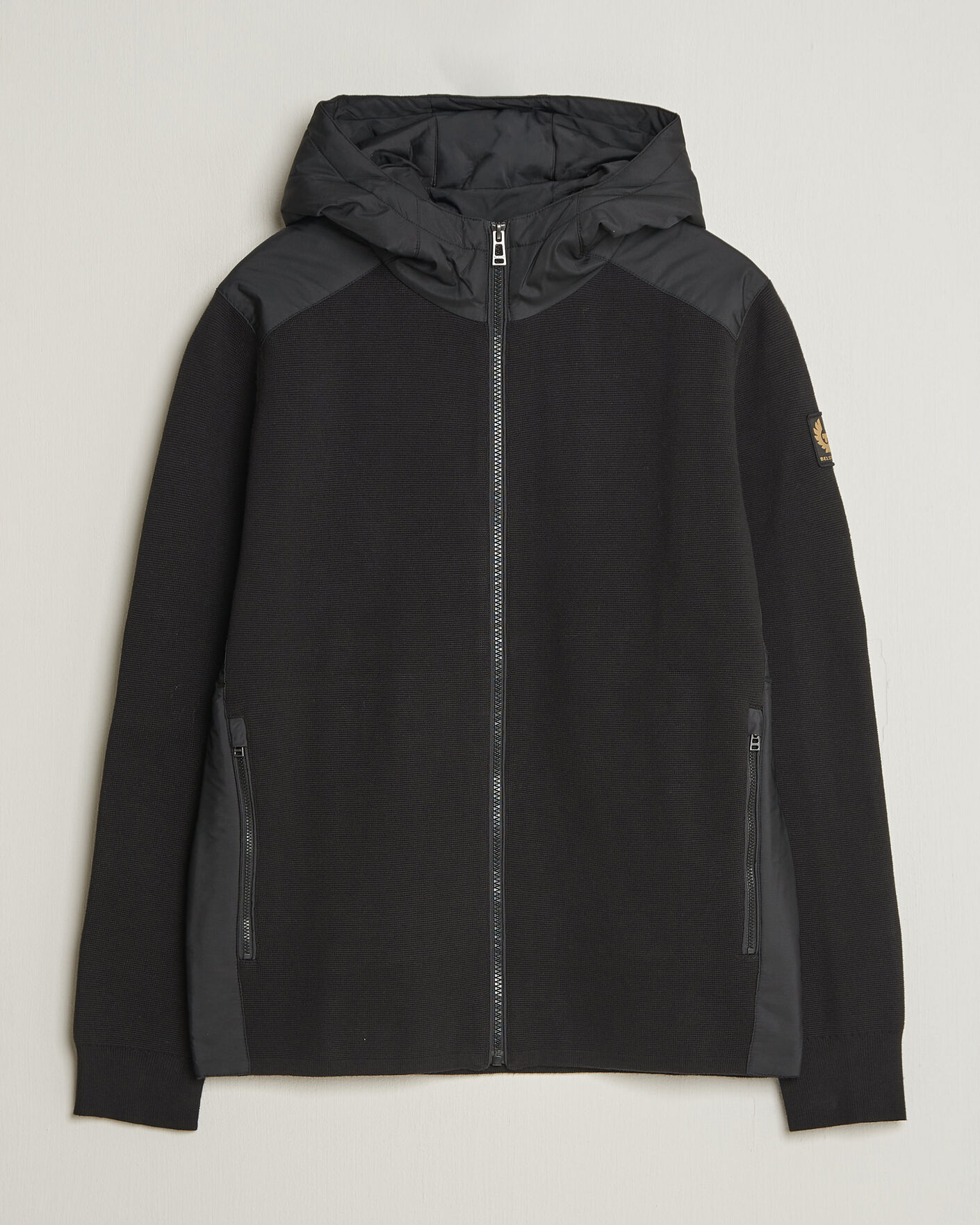 Men | Coats & Jackets | Belstaff | Console Hooded Hybrid Jacket Black