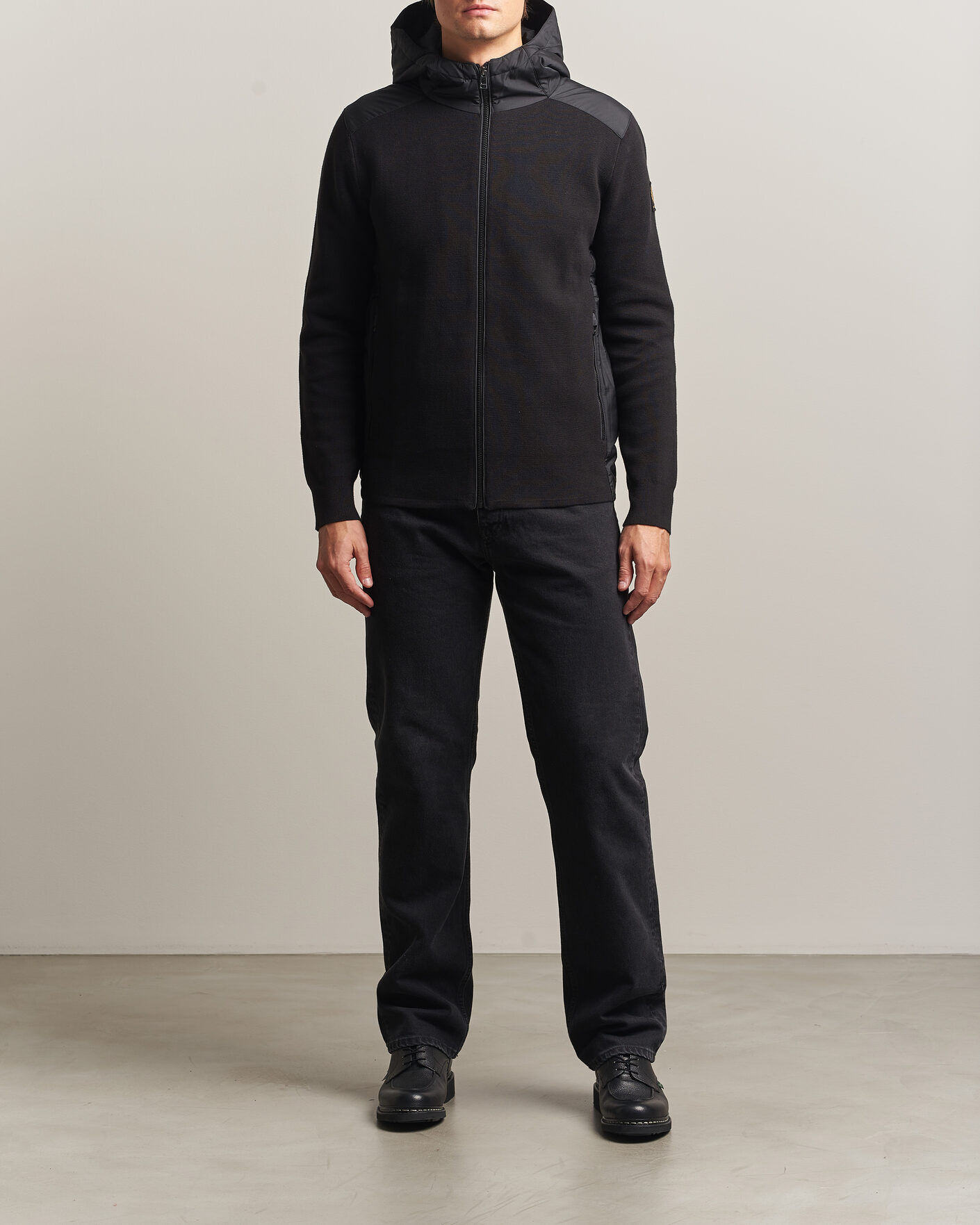 Men | Coats & Jackets | Belstaff | Console Hooded Hybrid Jacket Black
