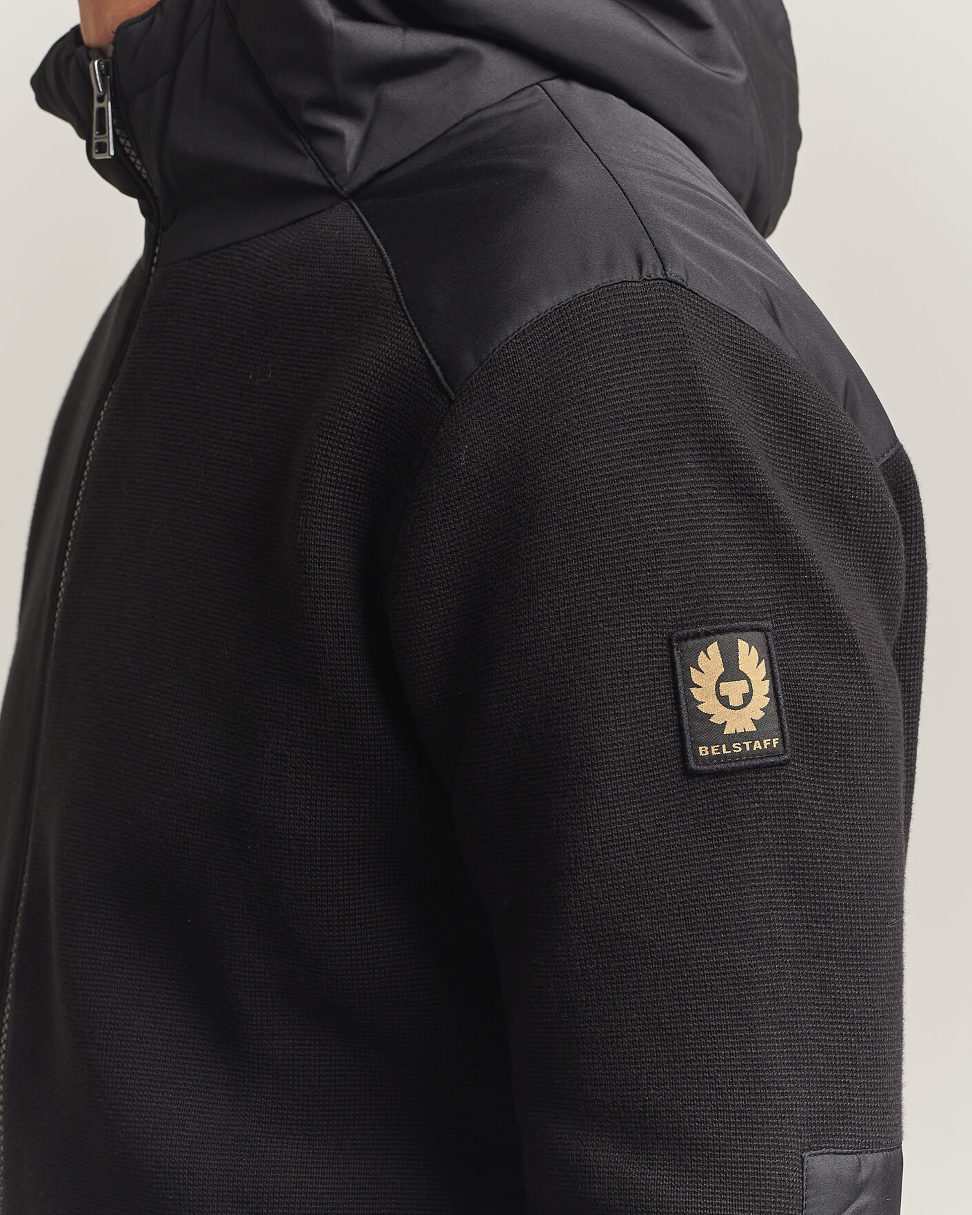 Men | Coats & Jackets | Belstaff | Console Hooded Hybrid Jacket Black