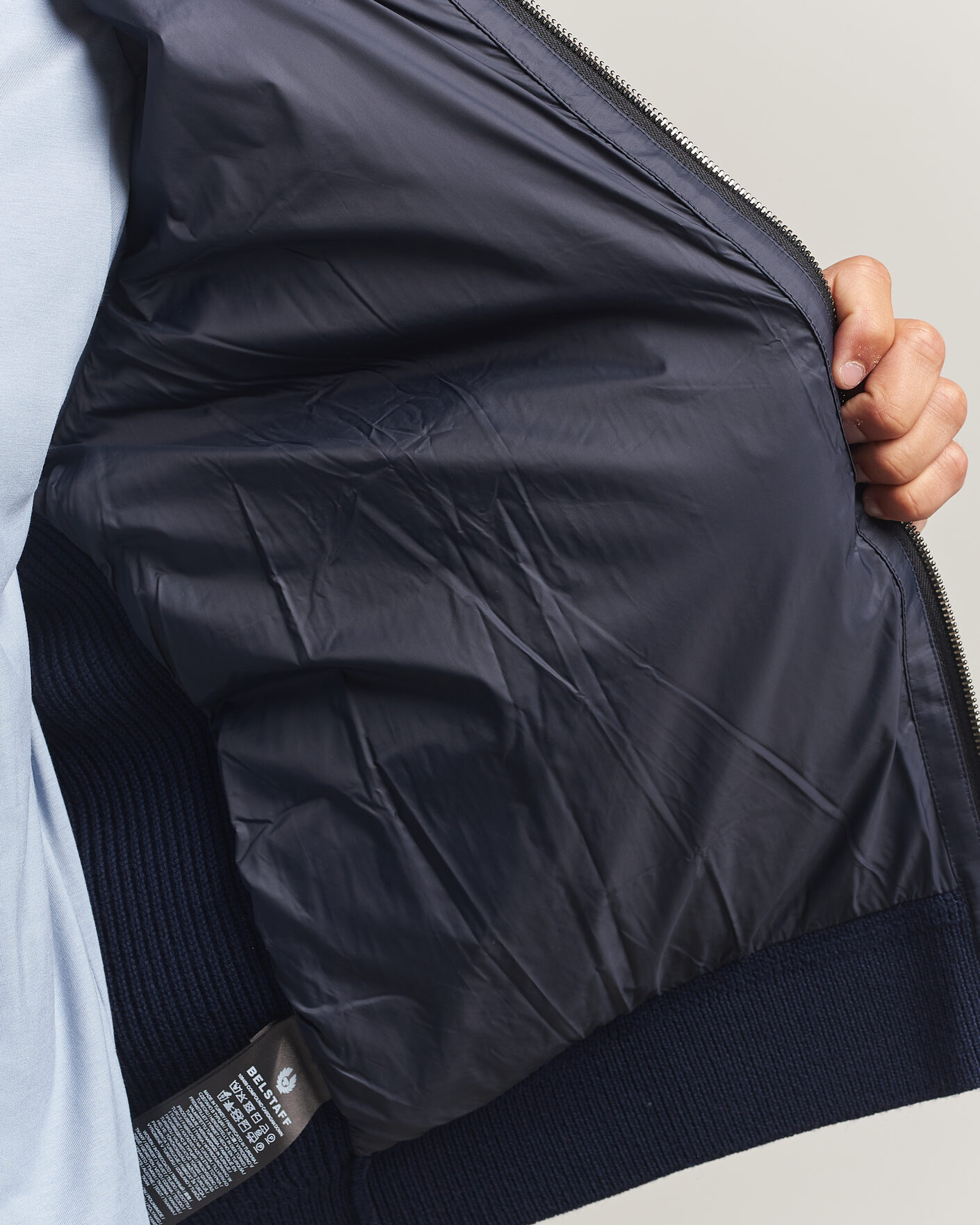 Men | Coats & Jackets | Belstaff | Compound Hybrid Jacket Dark Ink