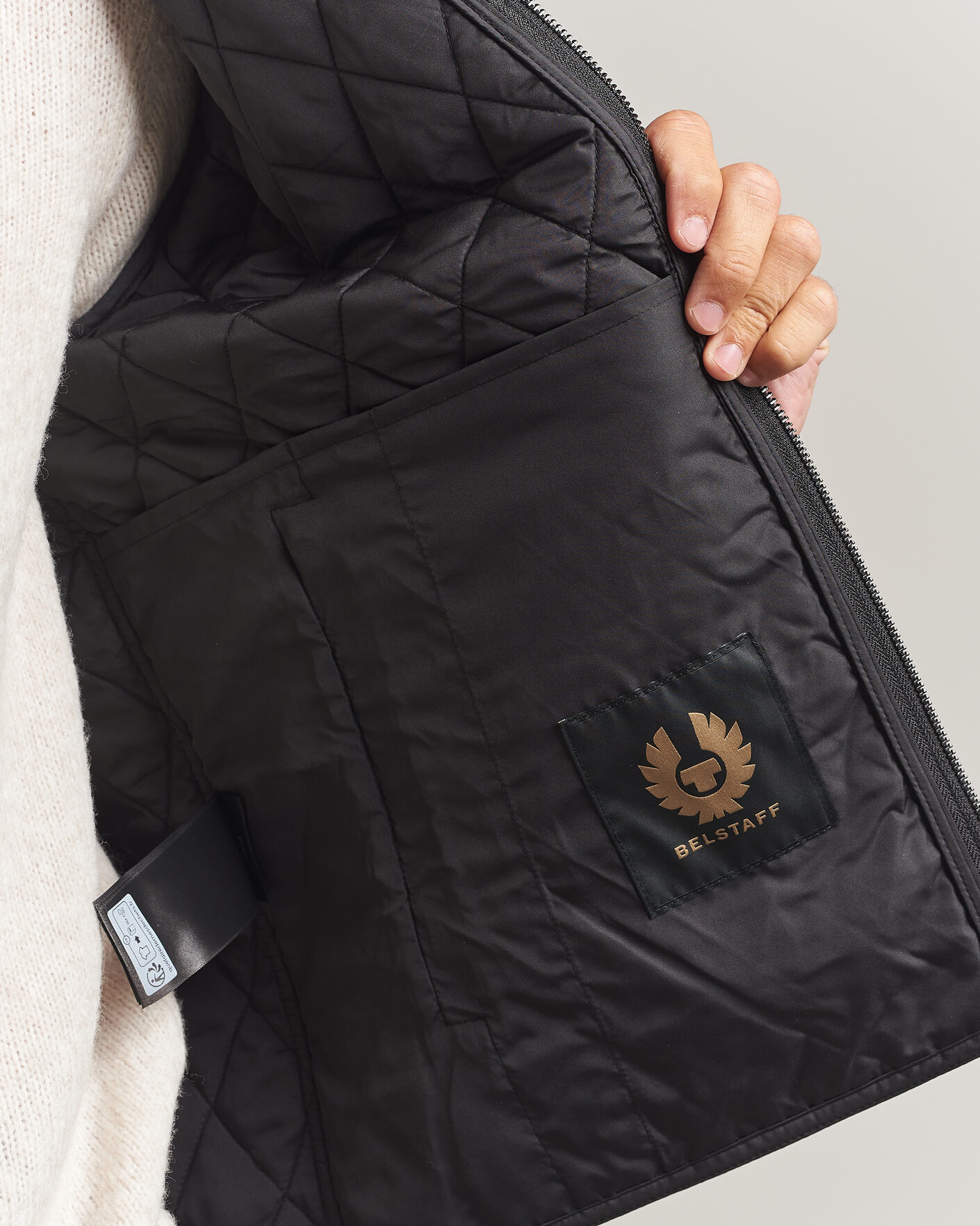 Men | Coats & Jackets | Belstaff | Pembroke Quilted Jacket Black