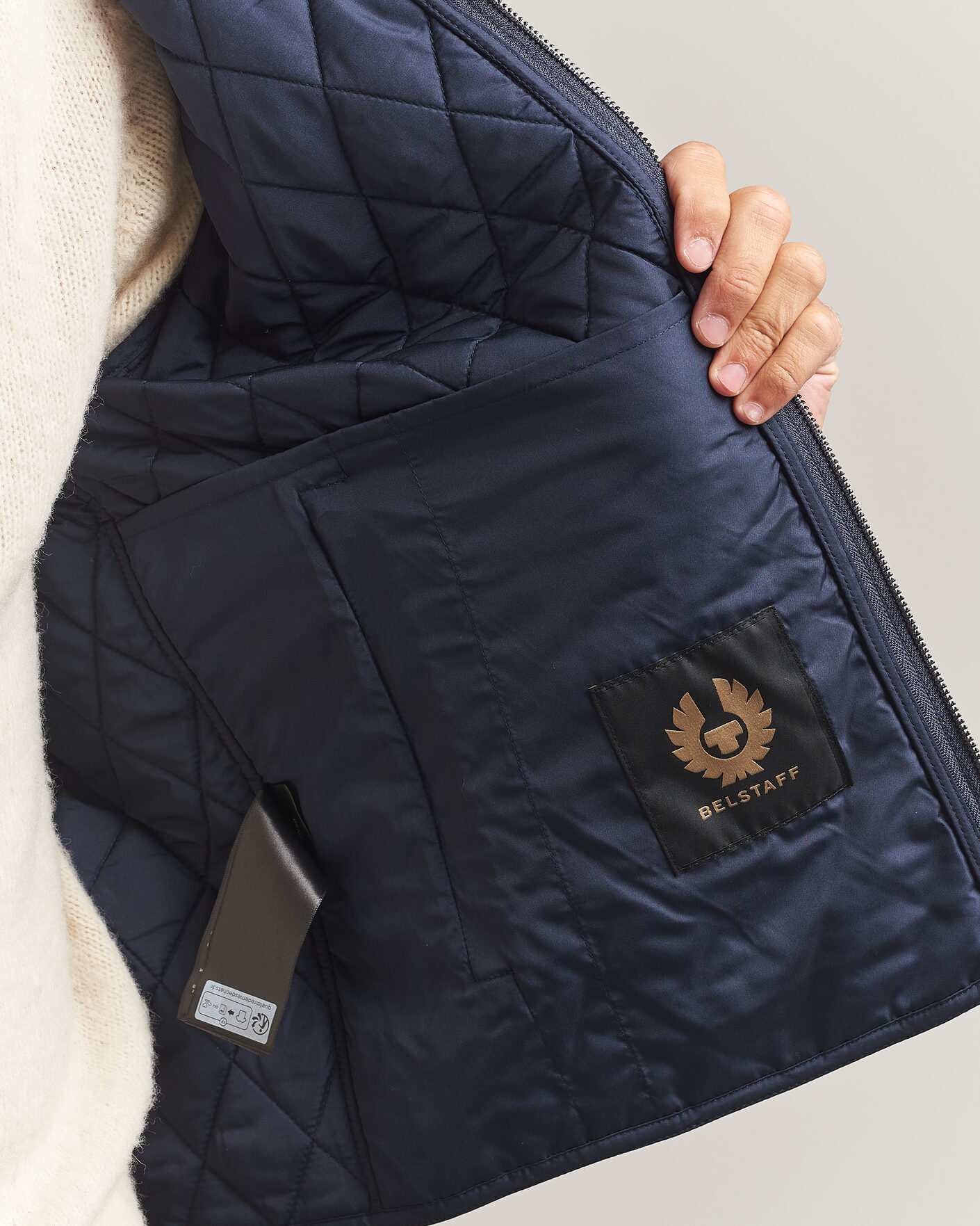 Men | Coats & Jackets | Belstaff | Pembroke Quilted Jacket Dark Ink