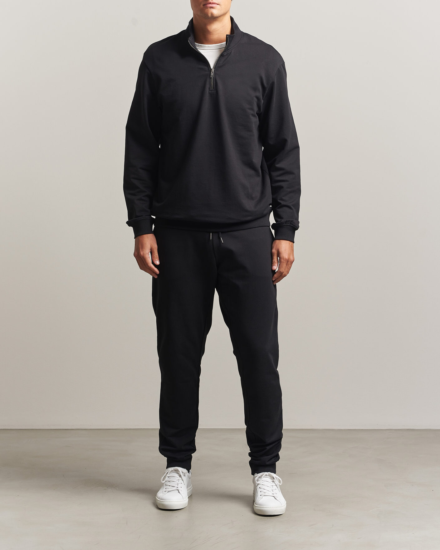 Men | Trousers | Bread & Boxers | Loungewear Pants Black