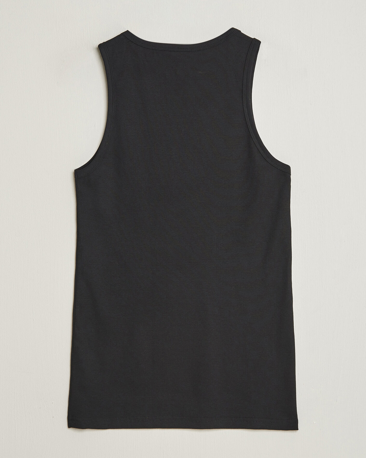 Men | T-Shirts | Bread & Boxers | 2-Pack Ribbed Tank Black