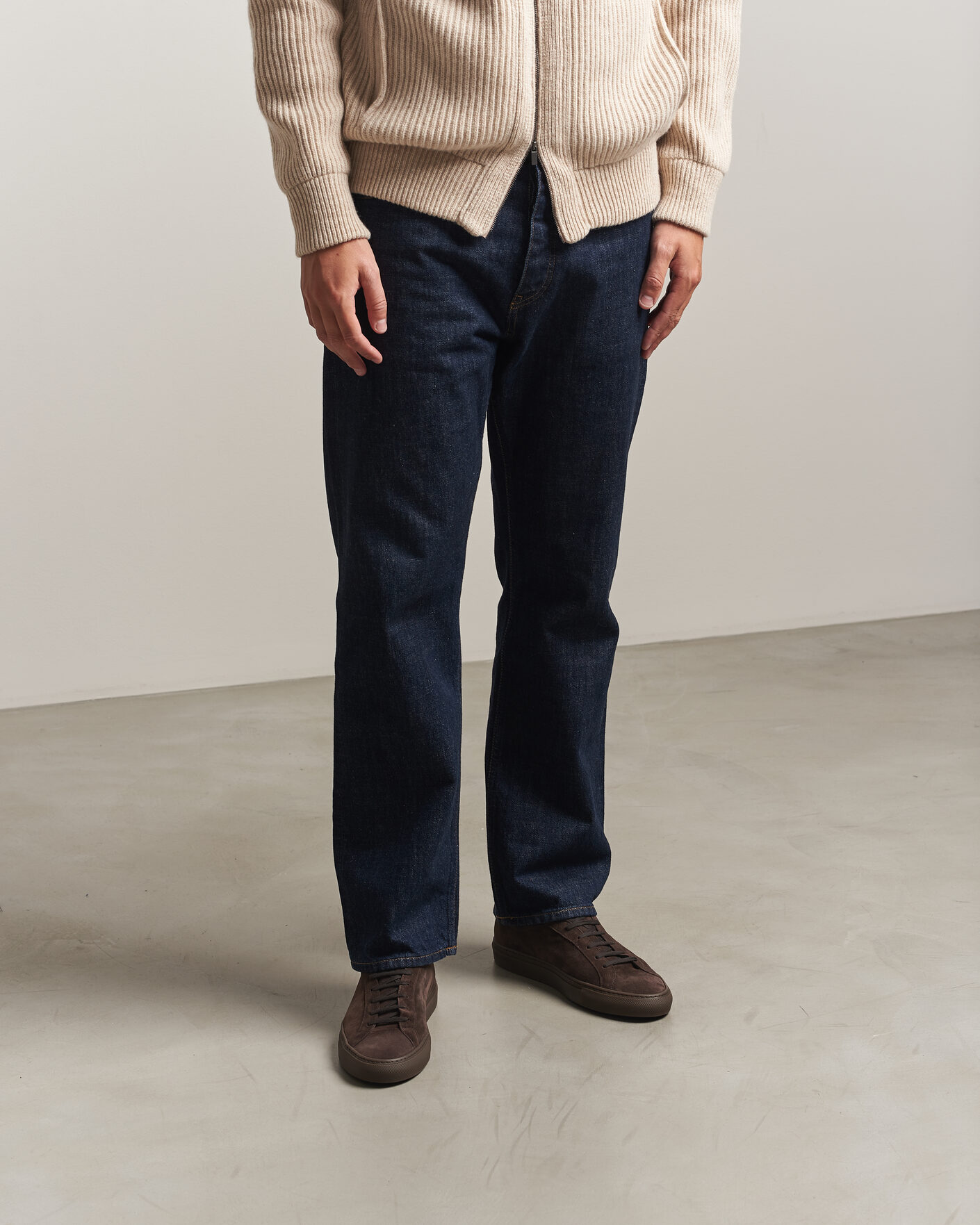 Men | Sneakers | Common Projects | Original Achilles Suede Sneaker Dark Brown