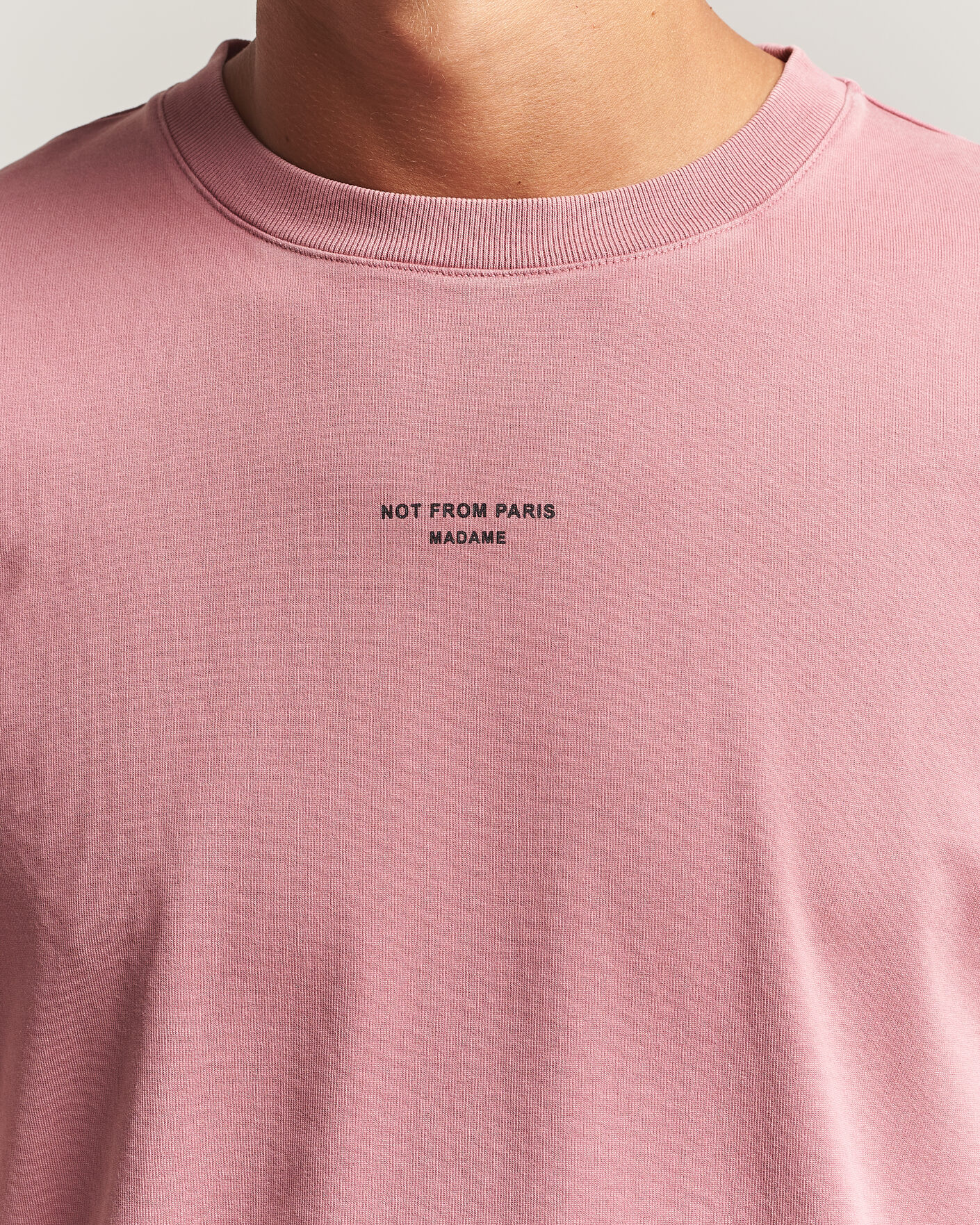 Men | T-Shirts | Drôle de Monsieur | Classic Slogan T-Shirt Dark Pink