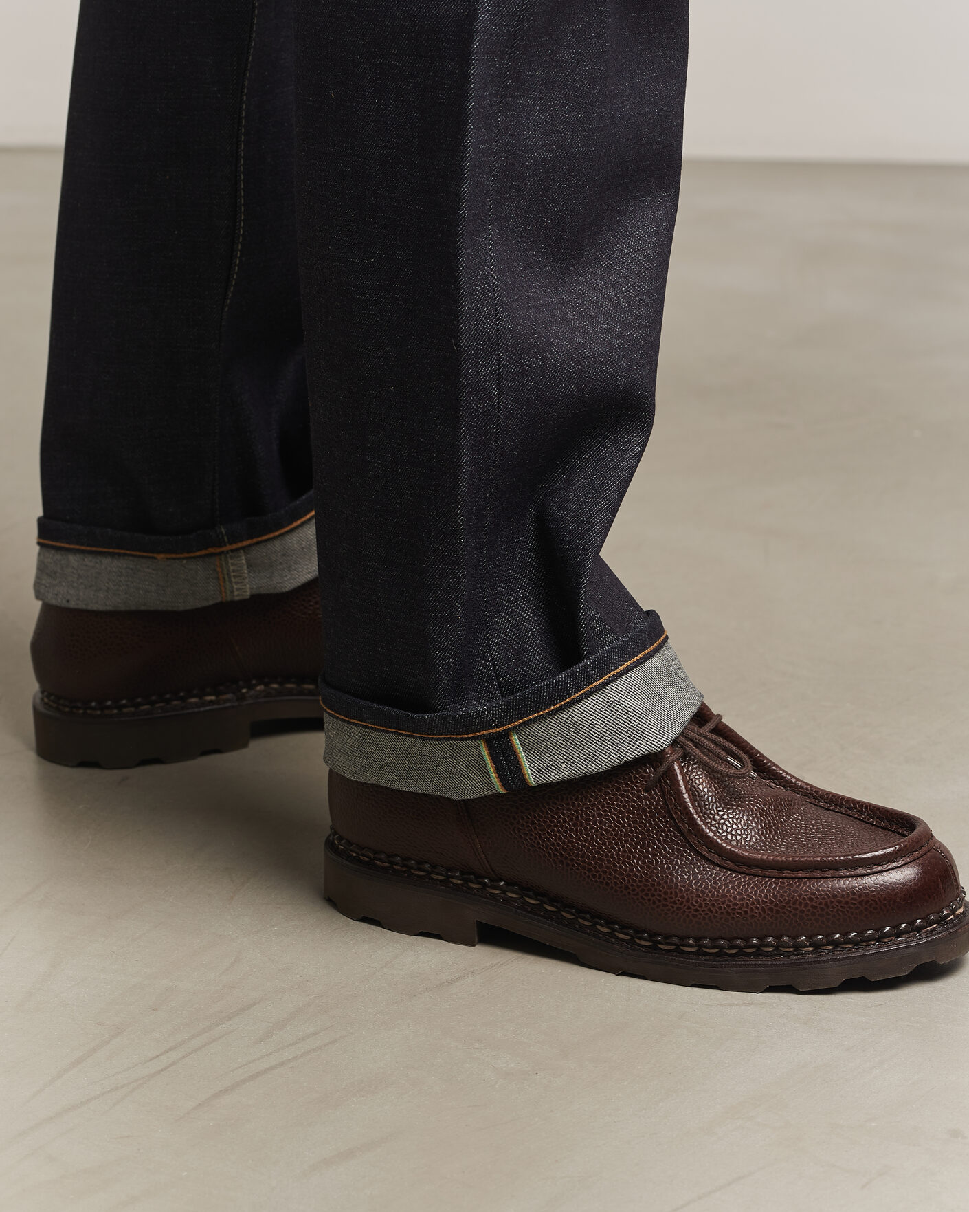 Men | Trousers | EDWIN | Loose Straight Rainbow Selvage Jeans Unwashed