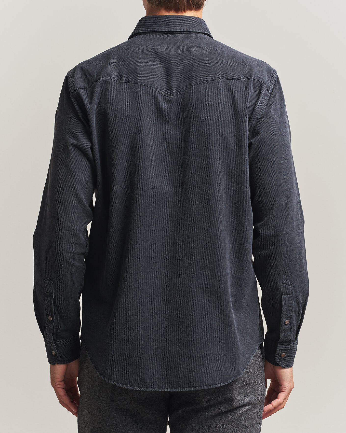 Men | Shirts | Eton | Indigo Western Shirt Black