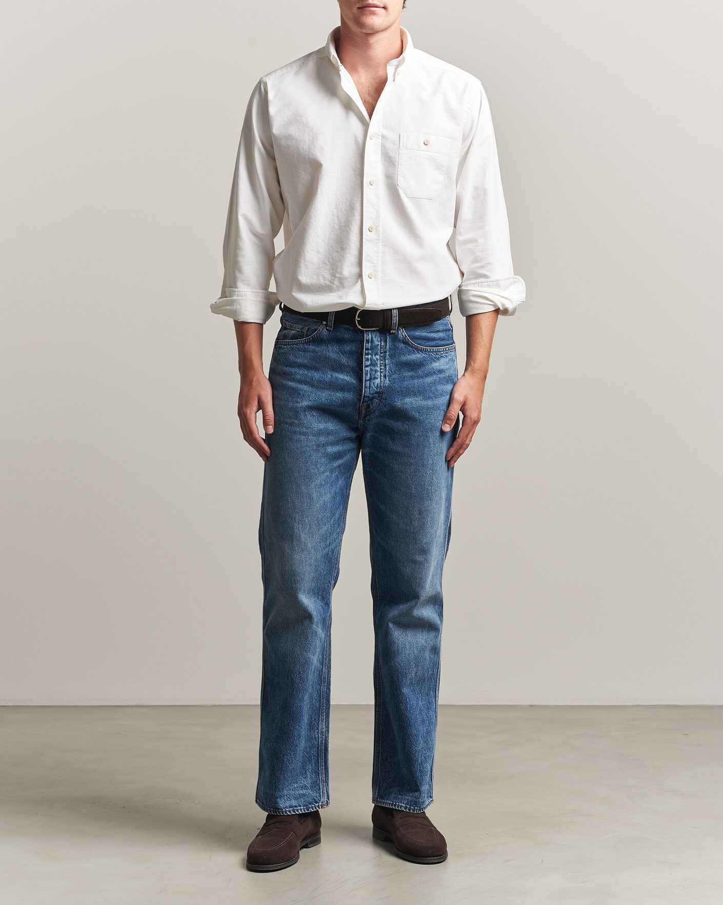 Men | Shirts | Eton | Regular Fit Ivy Oxford Shirt White