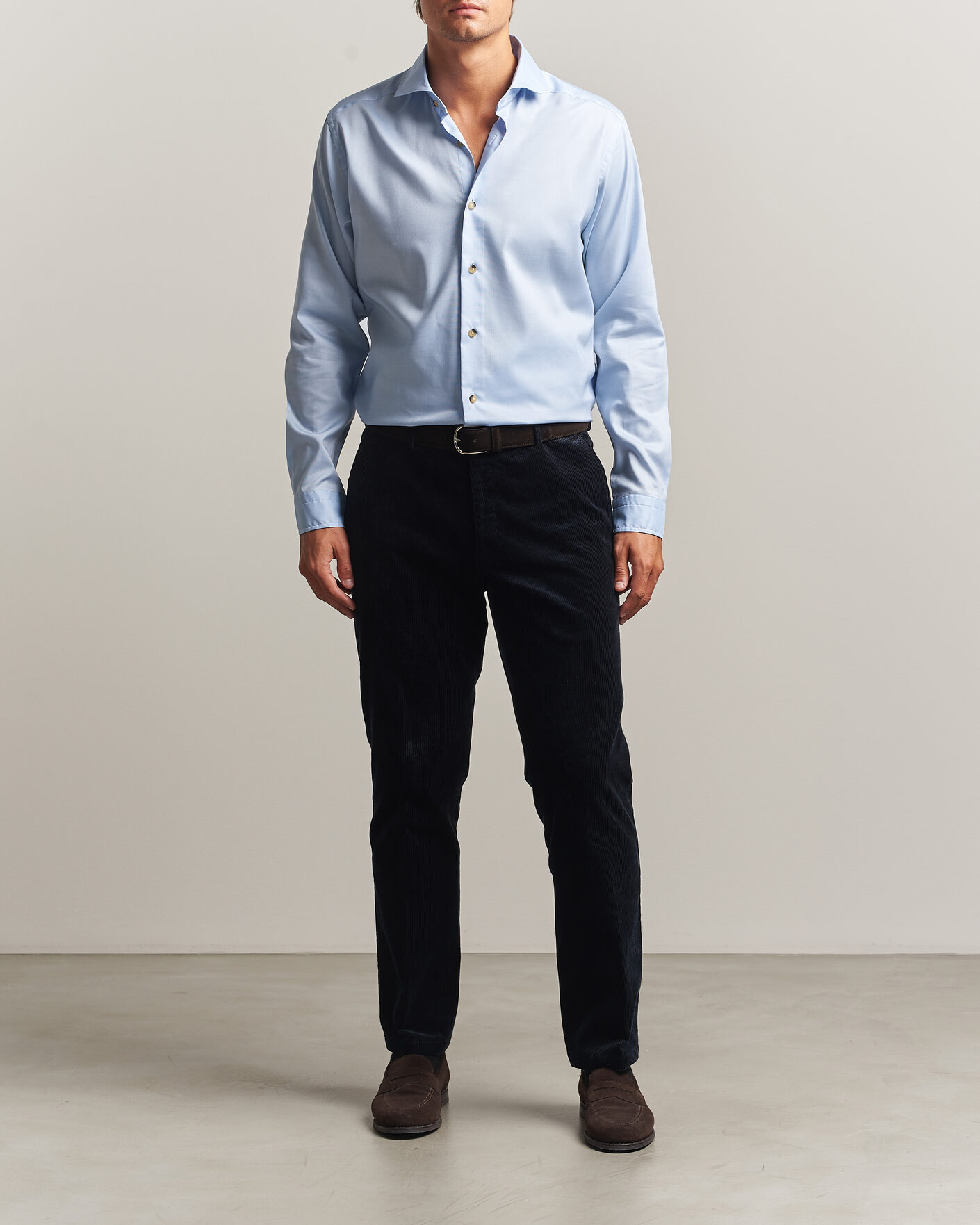Men | Shirts | Eton | Signature Oxford Shirt Light Blue