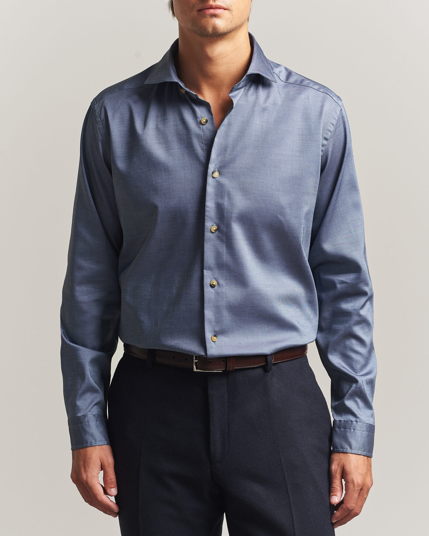Men | Shirts | Eton | Signature Oxford Shirt Blue
