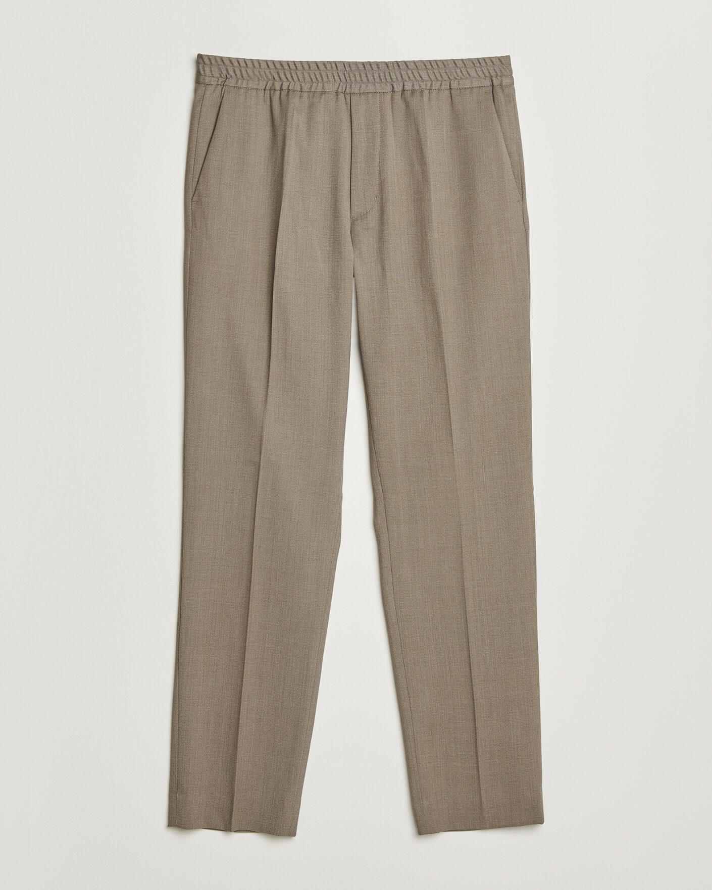 Men | Trousers | Filippa K | Theo Relaxed Wool Trousers Stone Taupe