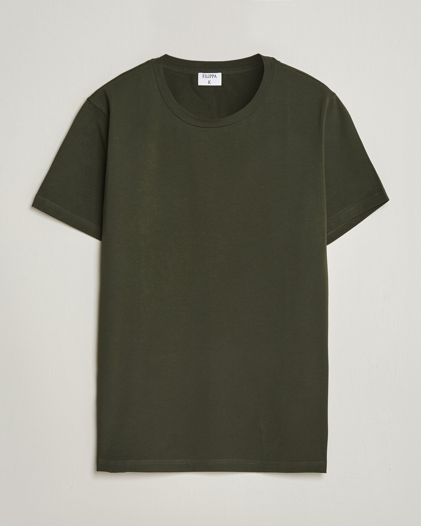 Men | T-Shirts | Filippa K | Soft Lycra T-Shirt Night Green