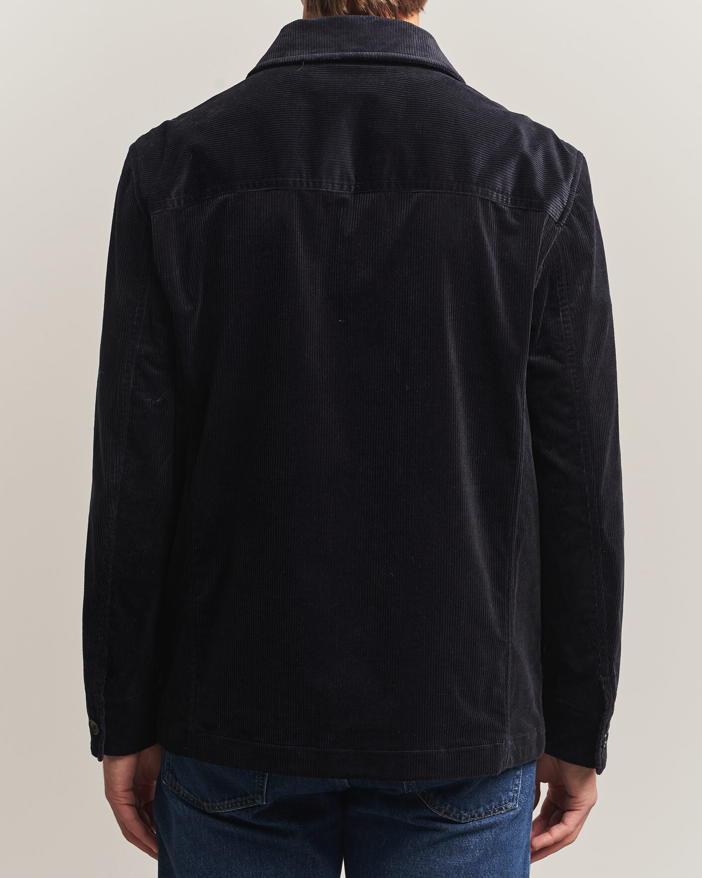 Men | Shirts | Filippa K | Taylor Corduroy Overshirt Navy