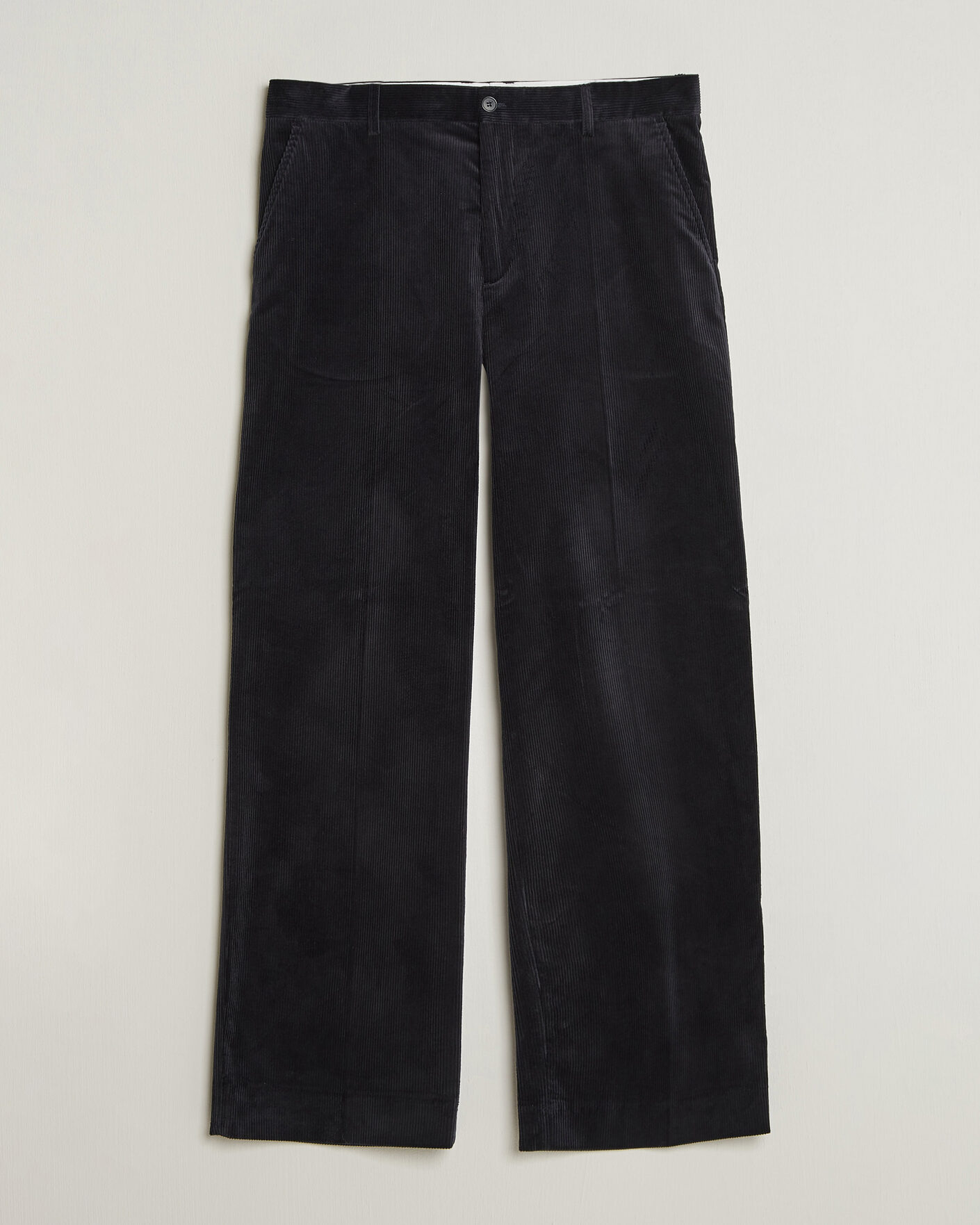 Men | Trousers | Filippa K | Hector Corduroy Trousers Dark Navy