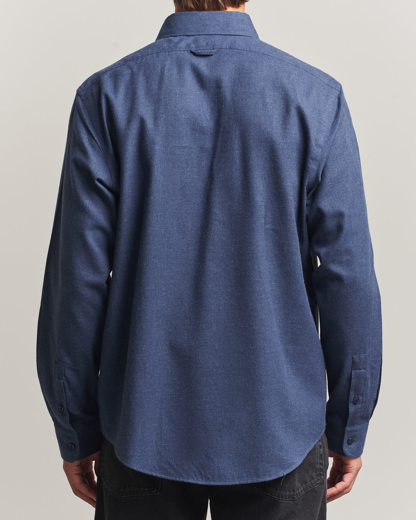 Men | Shirts | Filippa K | Zack Flannel Shirt Navy