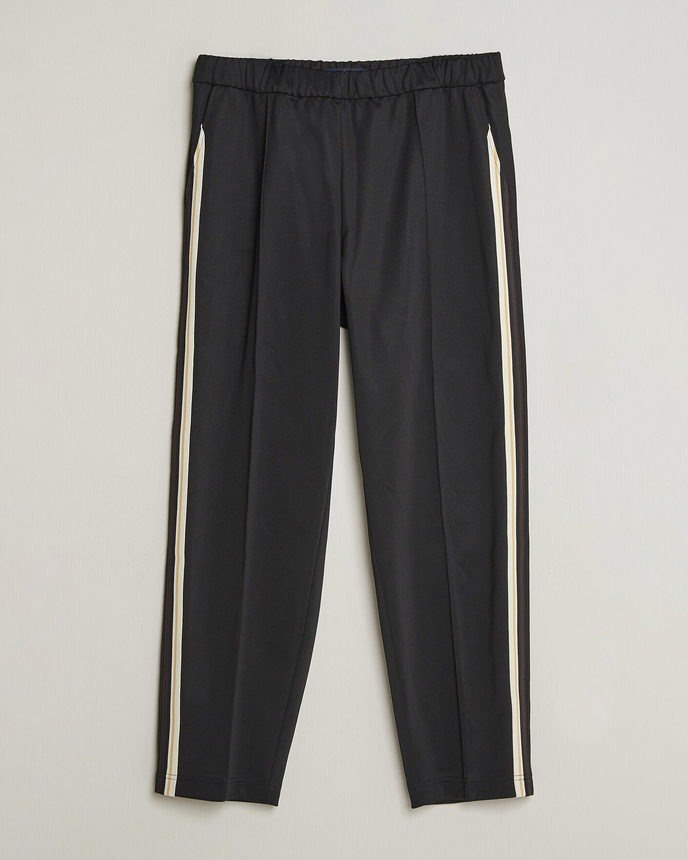 Men | Trousers | Fred Perry | Tipped Taped Track Pants Black