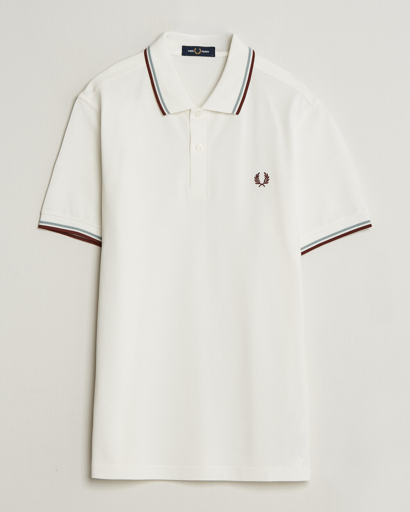 Men | Polo Shirts | Fred Perry | Twin Tipped Polo Shirt Ecru