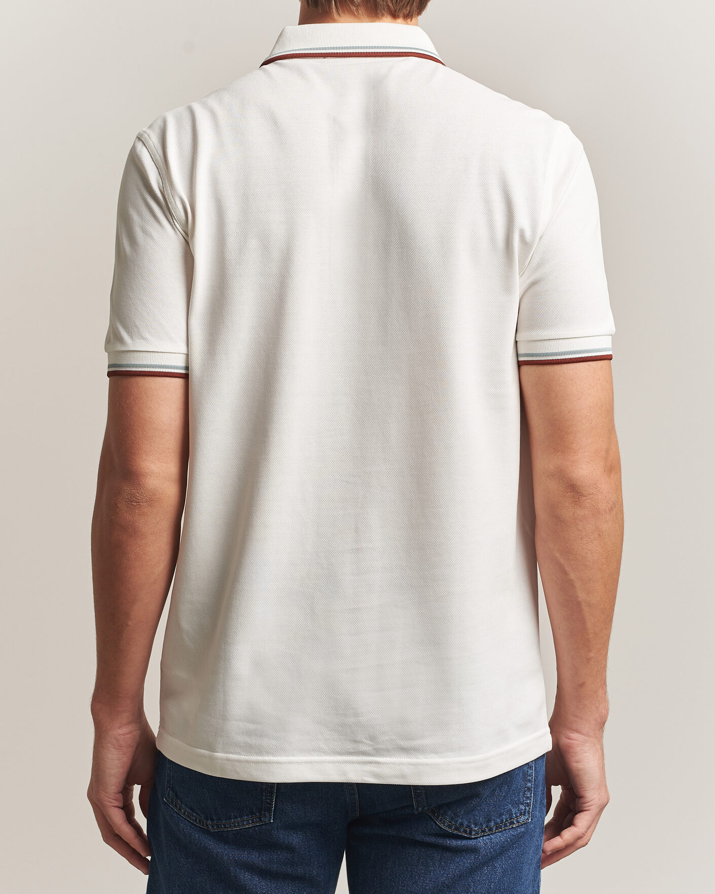 Men | Polo Shirts | Fred Perry | Twin Tipped Polo Shirt Ecru