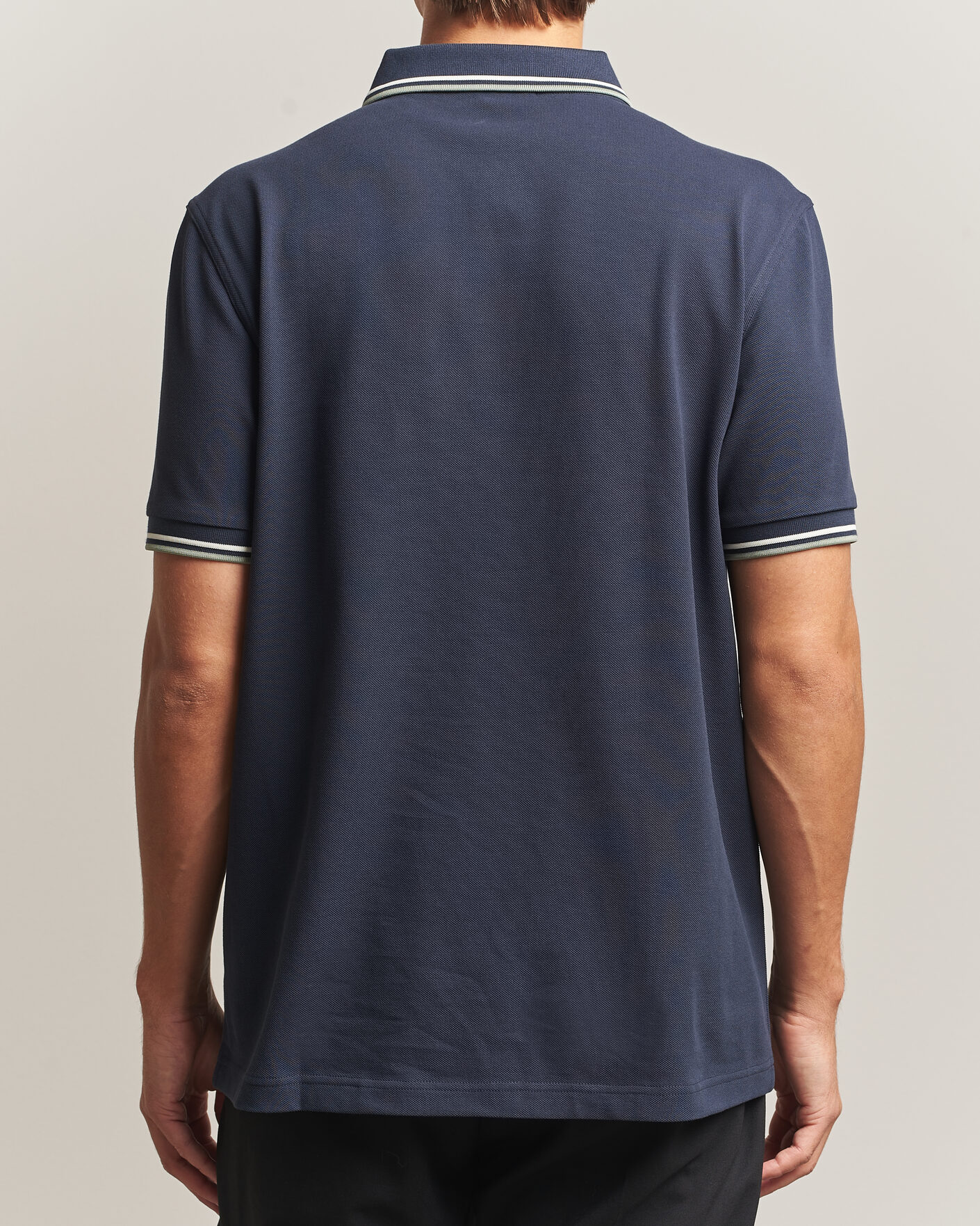 Men | Polo Shirts | Fred Perry | Twin Tipped Polo Shirt Dark Airforce