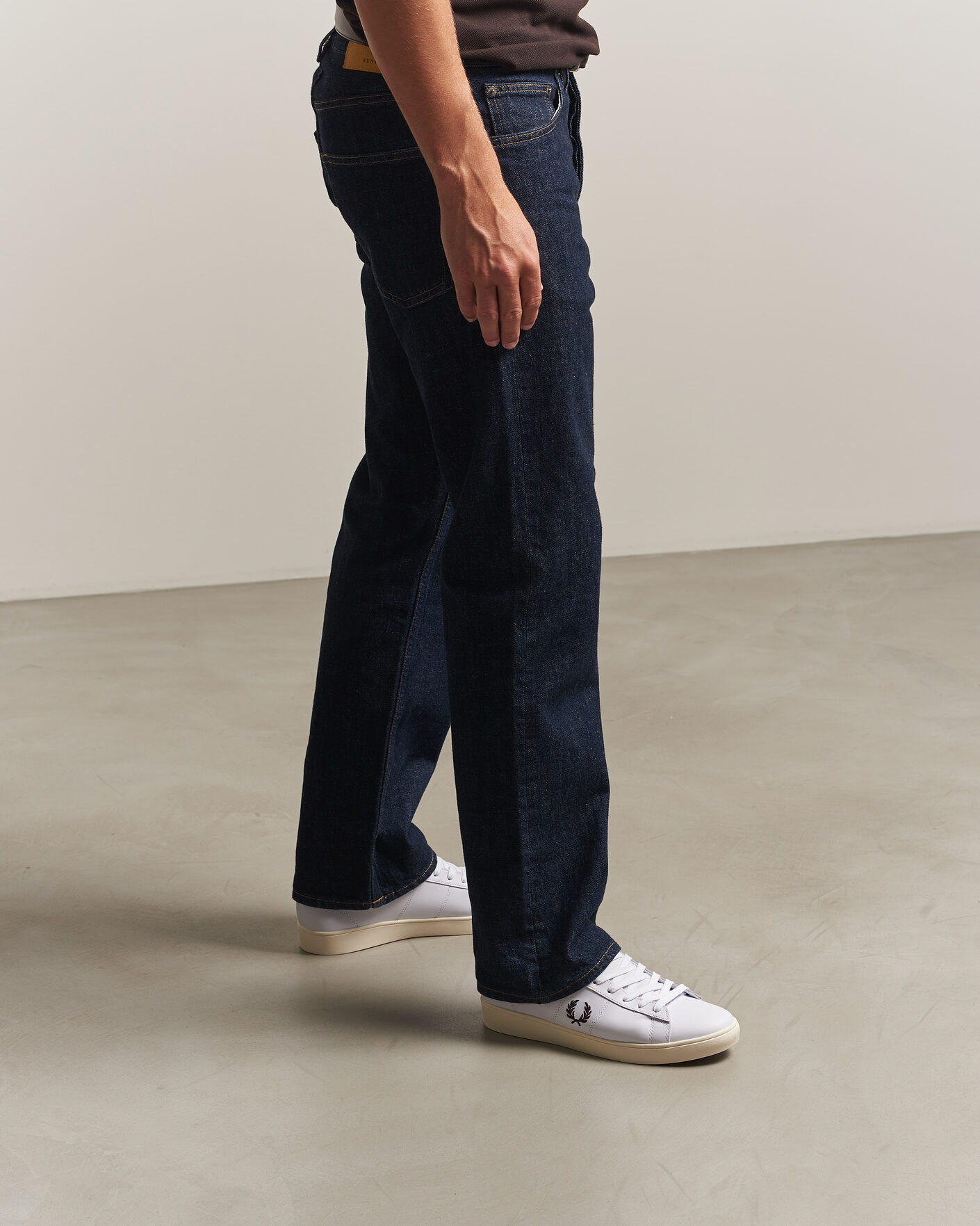 Men | Sneakers | Fred Perry | Spencer Leather Sneaker White