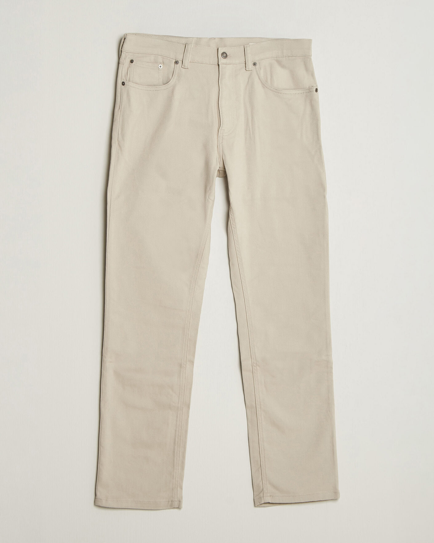 Men | Trousers | Gant | Regular Fit Soft Twill 5-Pocket Pants Clay Beige