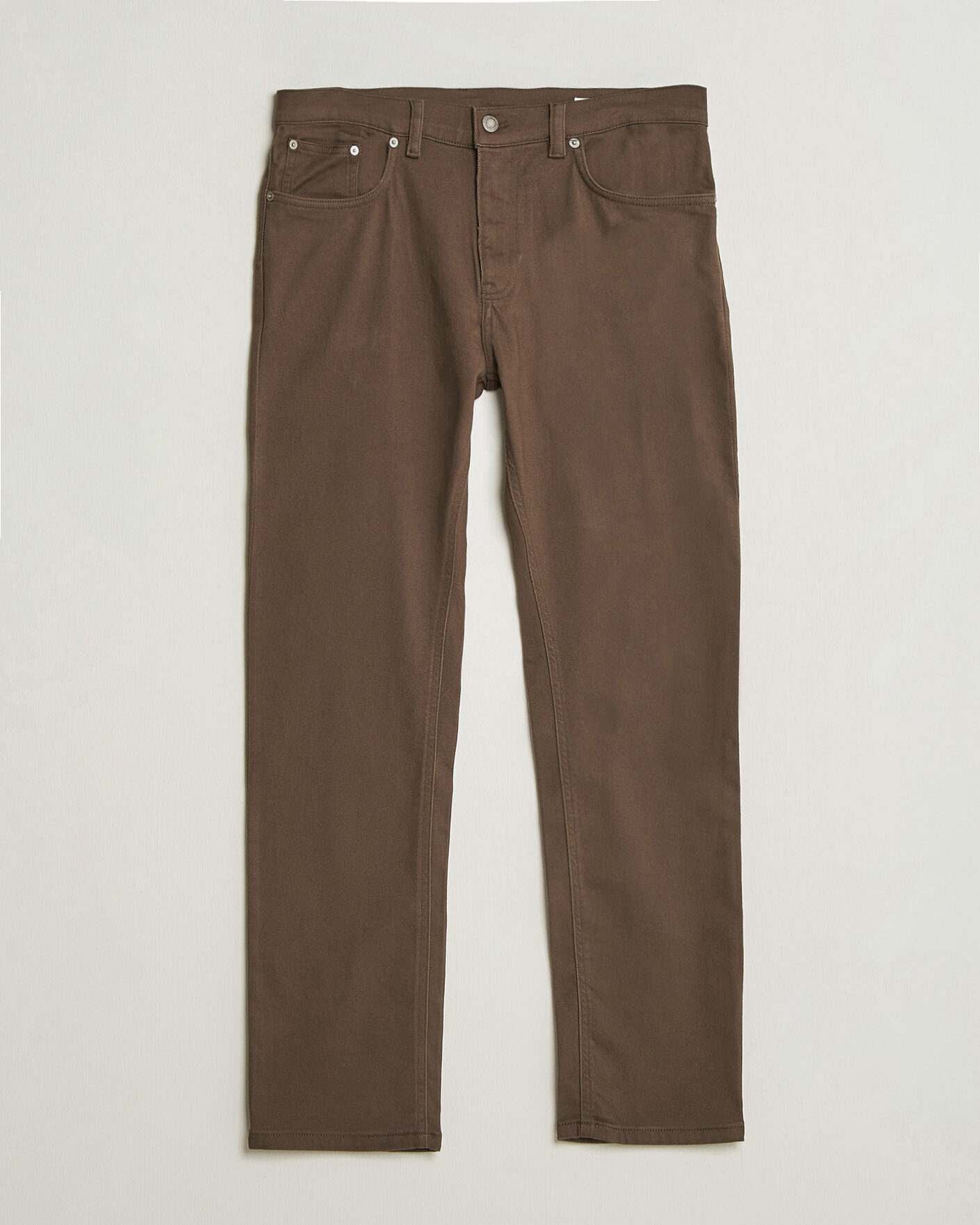 Men | Trousers | Gant | Regular Fit Soft Twill 5-Pocket Pants Shadow Brown