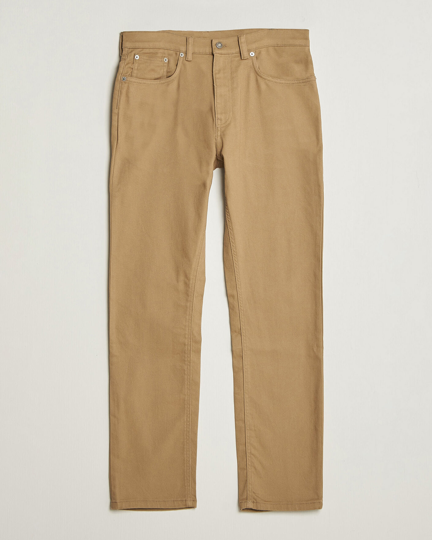 Men | Trousers | Gant | Regular Fit Soft Twill 5-Pocket Pants Light Taupe