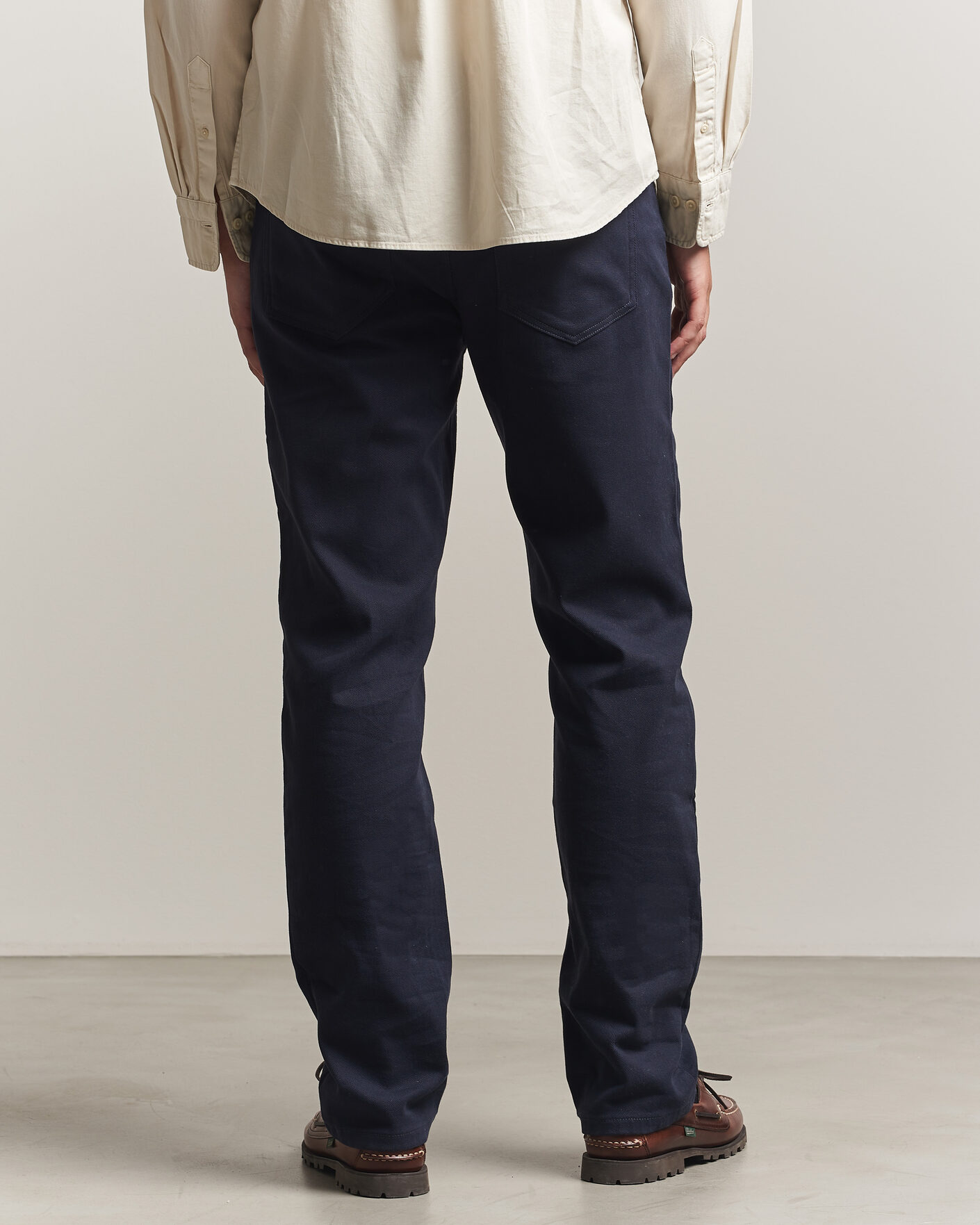 Men | Trousers | Gant | Regular Fit Soft Twill 5-Pocket Pants Evening Blue